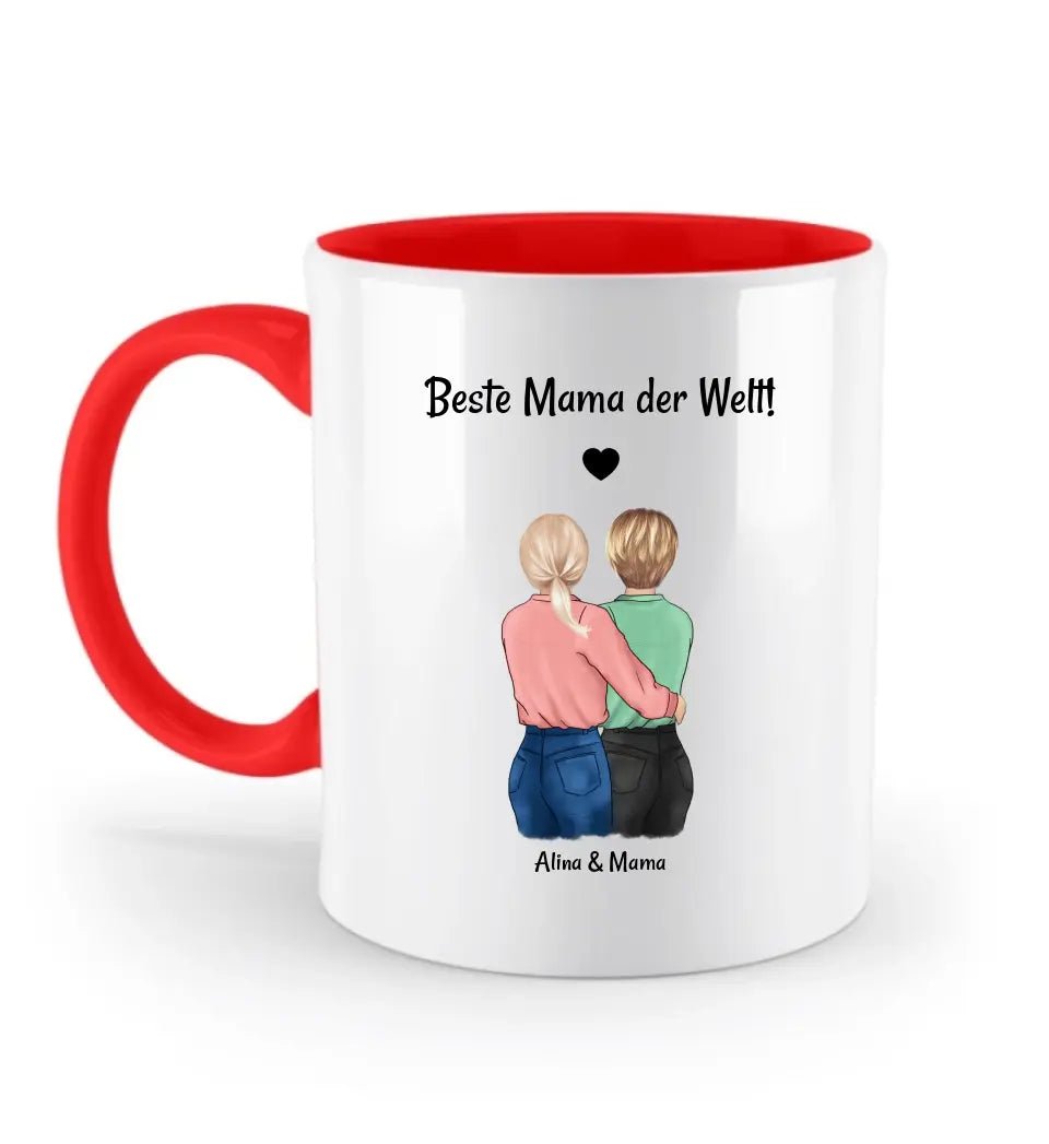 Geschenk Mutter Tochter Tasse personalisiert - Cantty