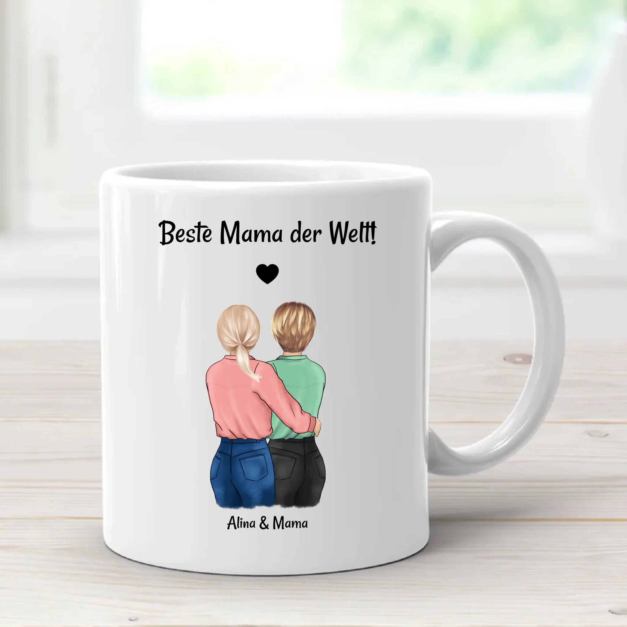Geschenk Mutter Tochter Tasse personalisiert - Cantty