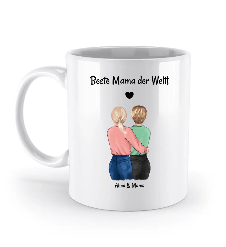 Geschenk Mutter Tochter Tasse personalisiert - Cantty