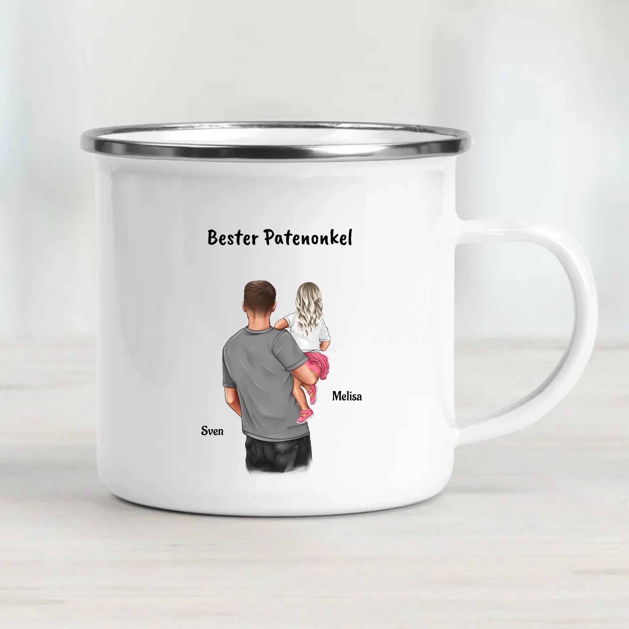 Geschenk Tasse fĂŒr Patenonkel personalisiert gestalten - Cantty