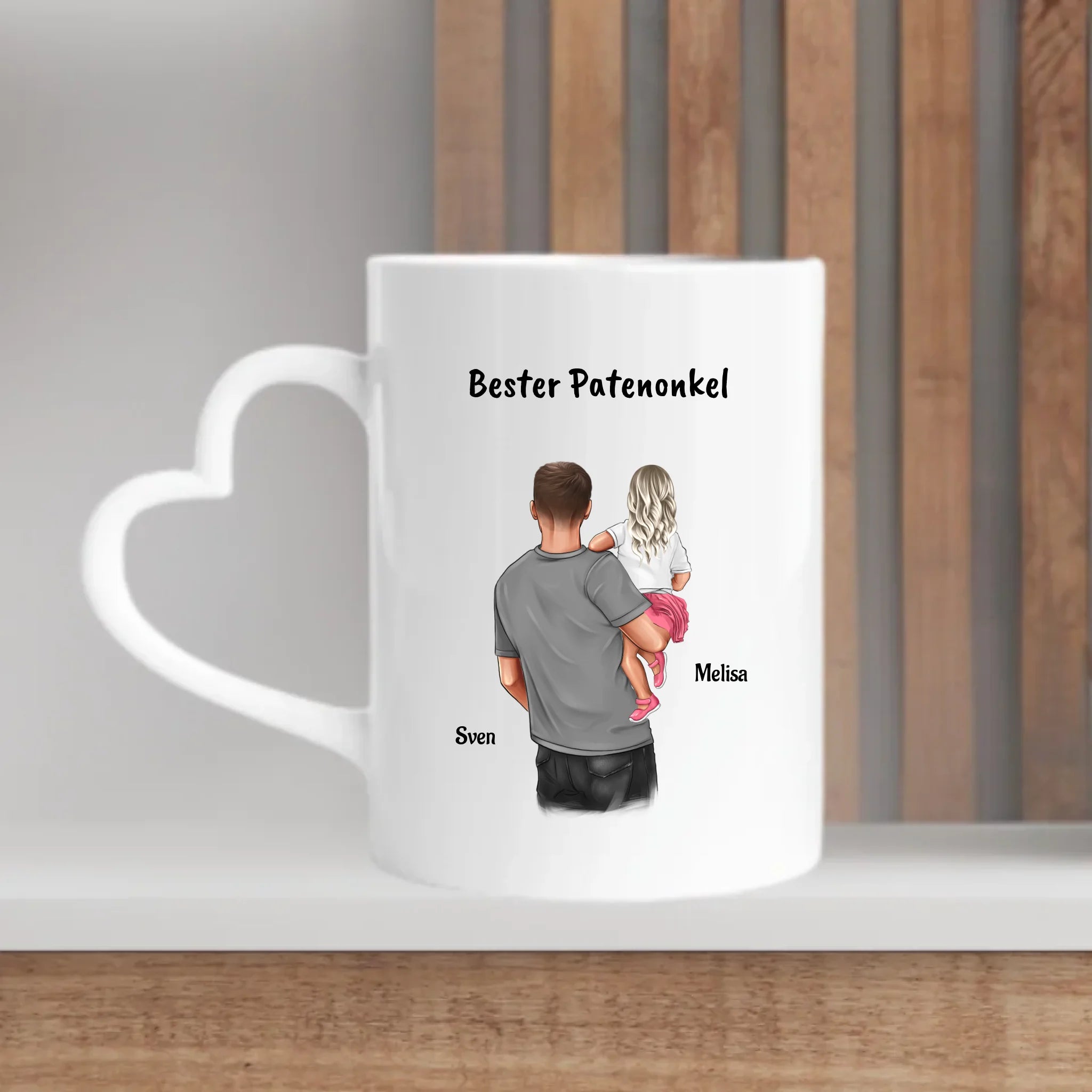 Geschenk Tasse fĂŒr Patenonkel personalisiert gestalten - Cantty