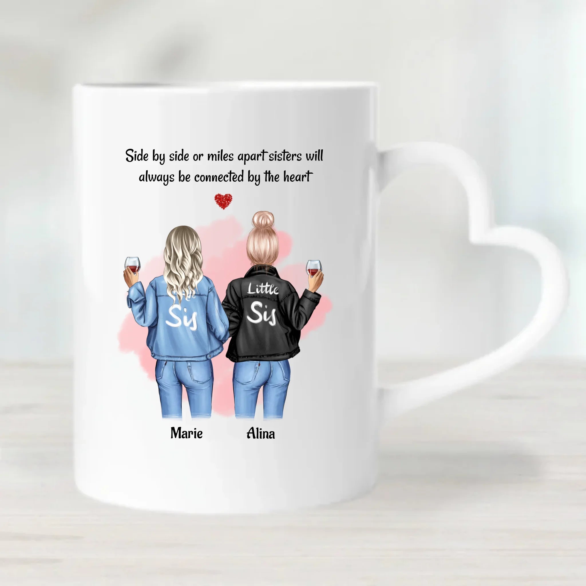 Geschenk Tasse für Schwesterherz personalisieren - Cantty