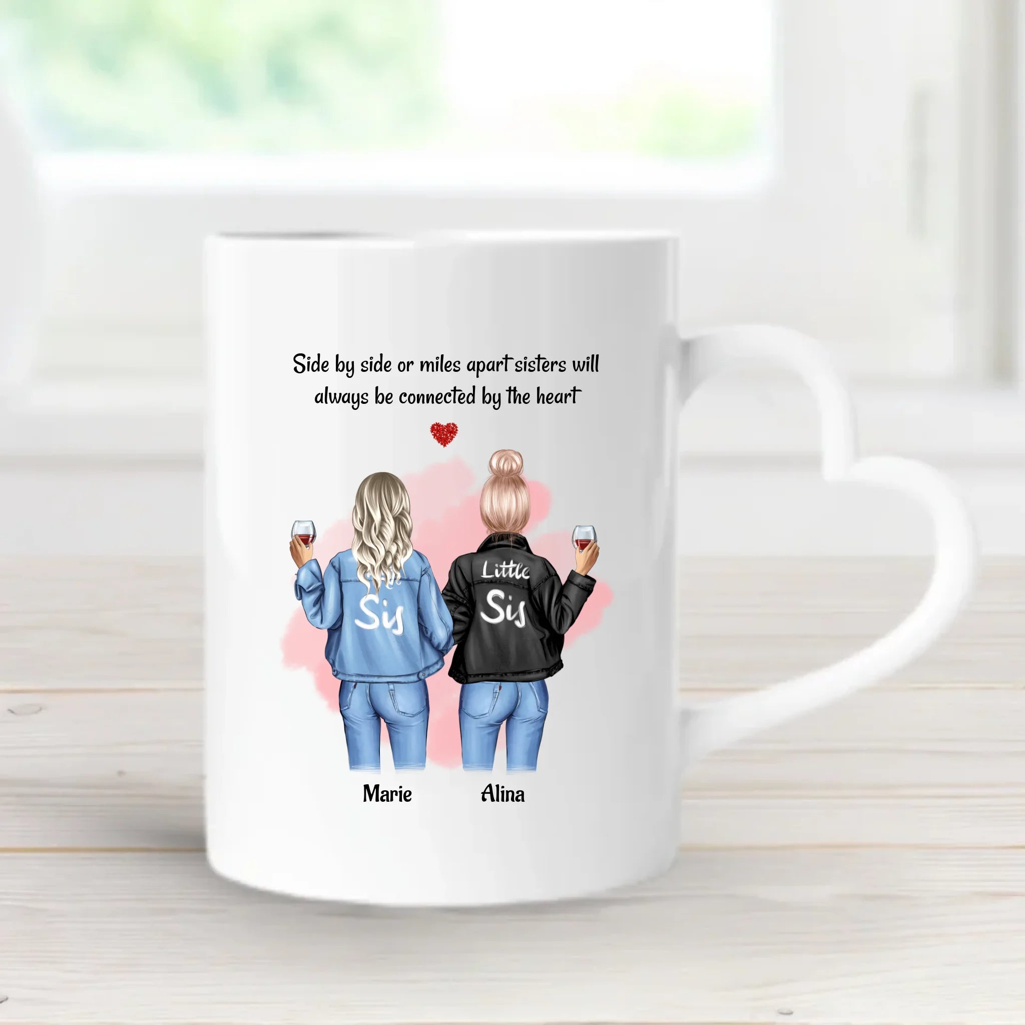 Geschenk Tasse für Schwesterherz personalisieren - Cantty