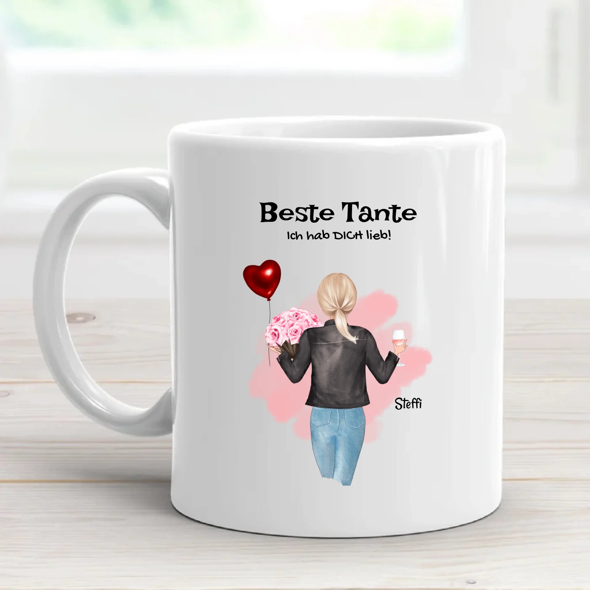 Geschenk Tasse für Tante personalisiert - Cantty
