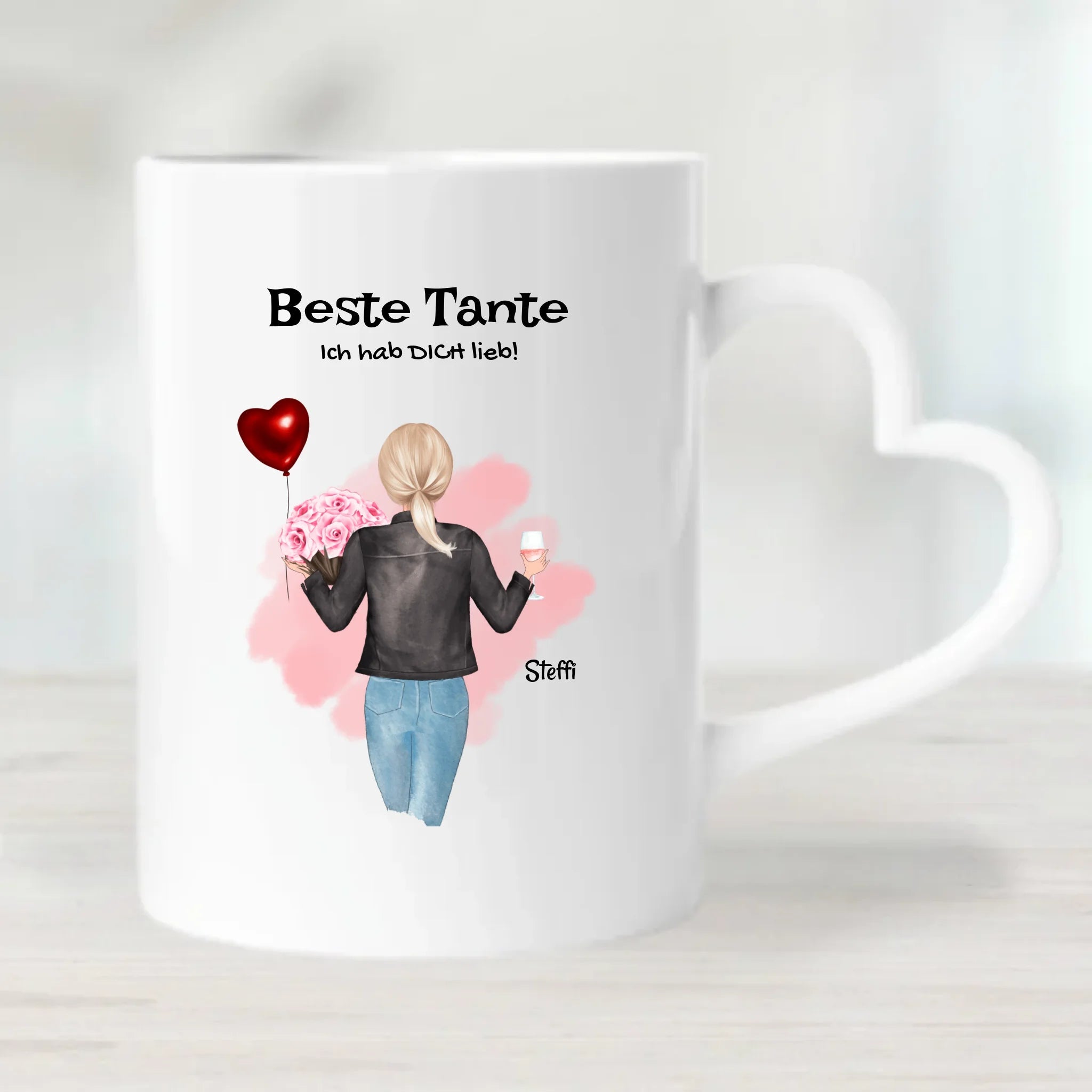 Geschenk Tasse für Tante personalisiert - Cantty