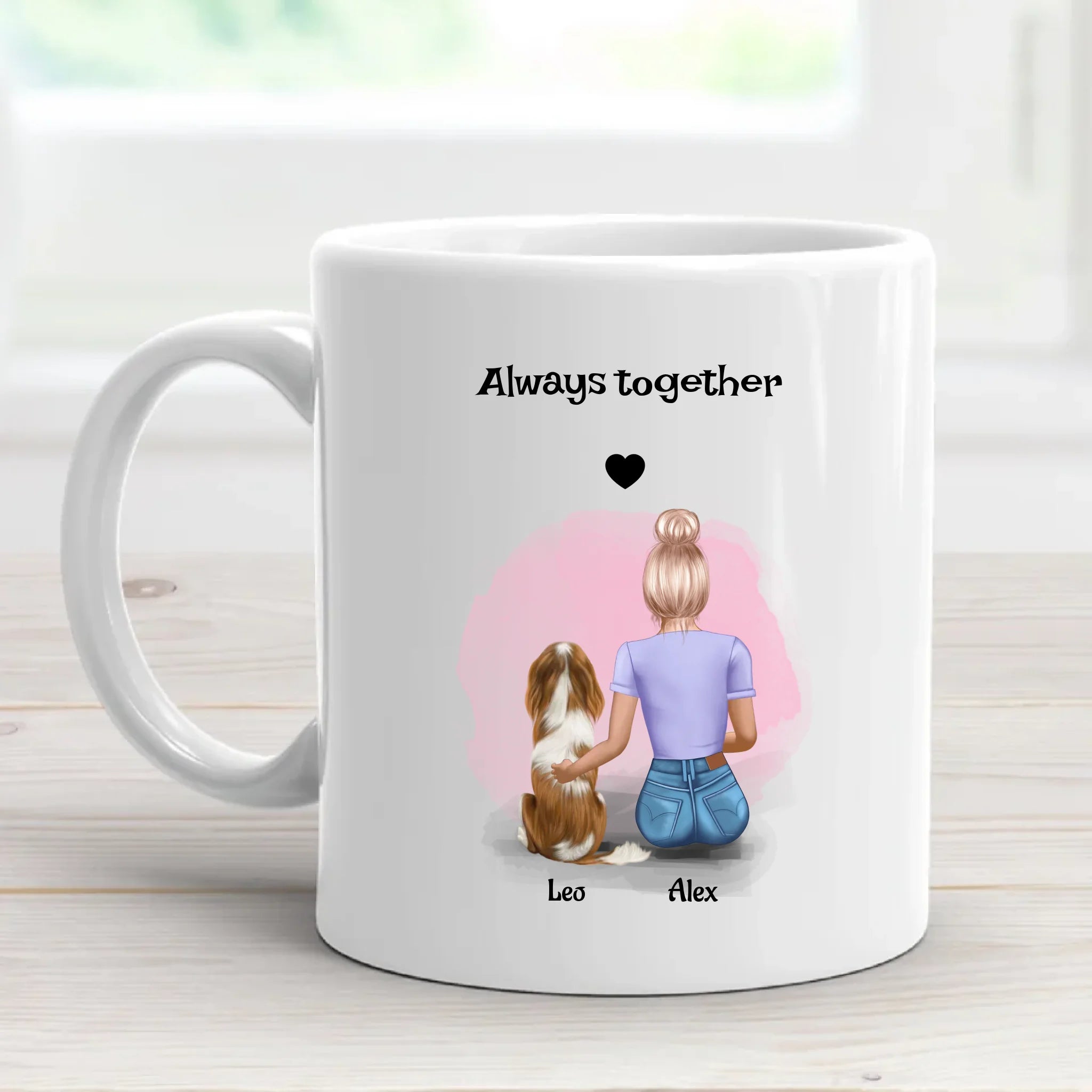 Geschenk Tasse Hund Bild für beste Freundin, Schwester, Cousine & Tochter - Cantty