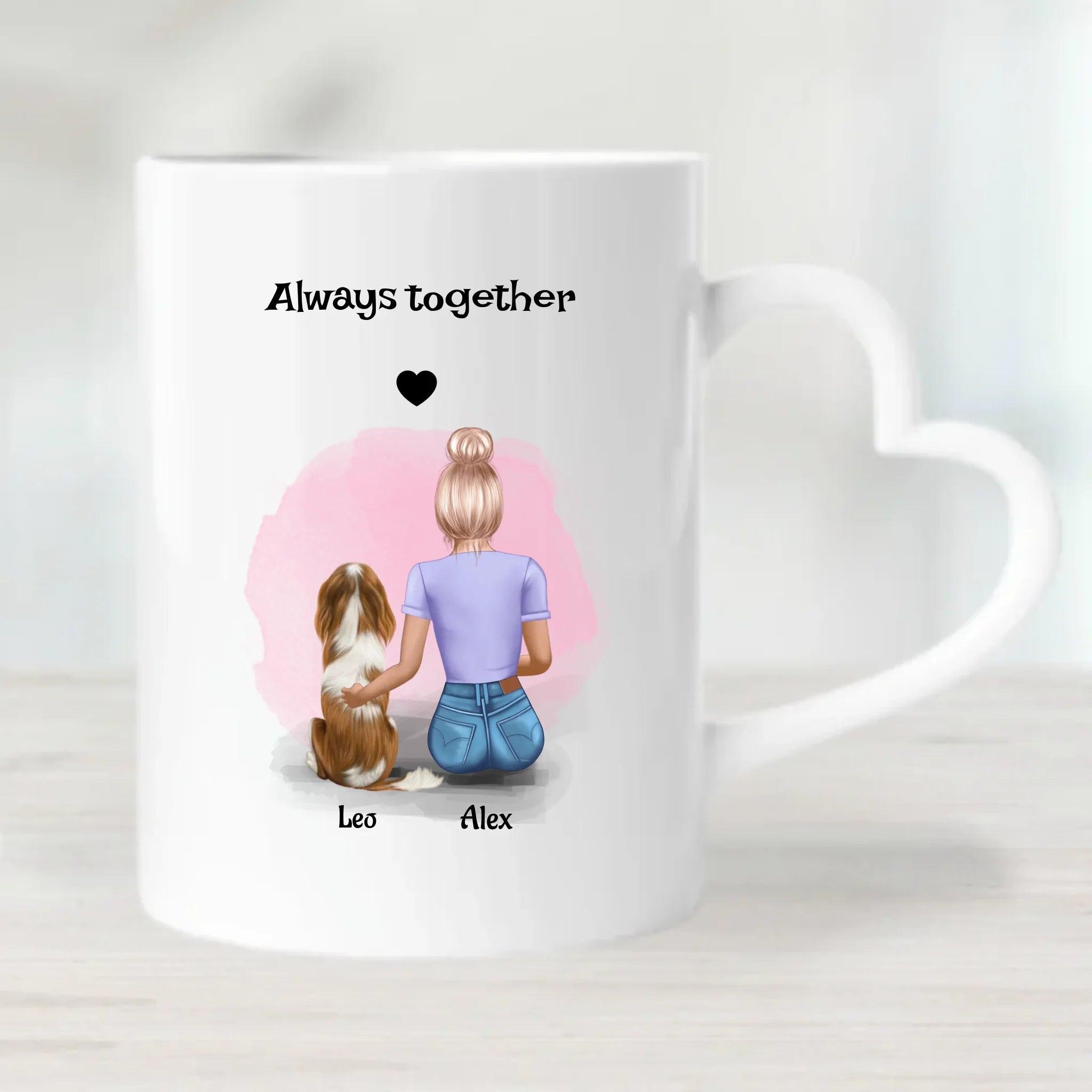 Geschenk Tasse Hund Bild für beste Freundin, Schwester, Cousine & Tochter - Cantty