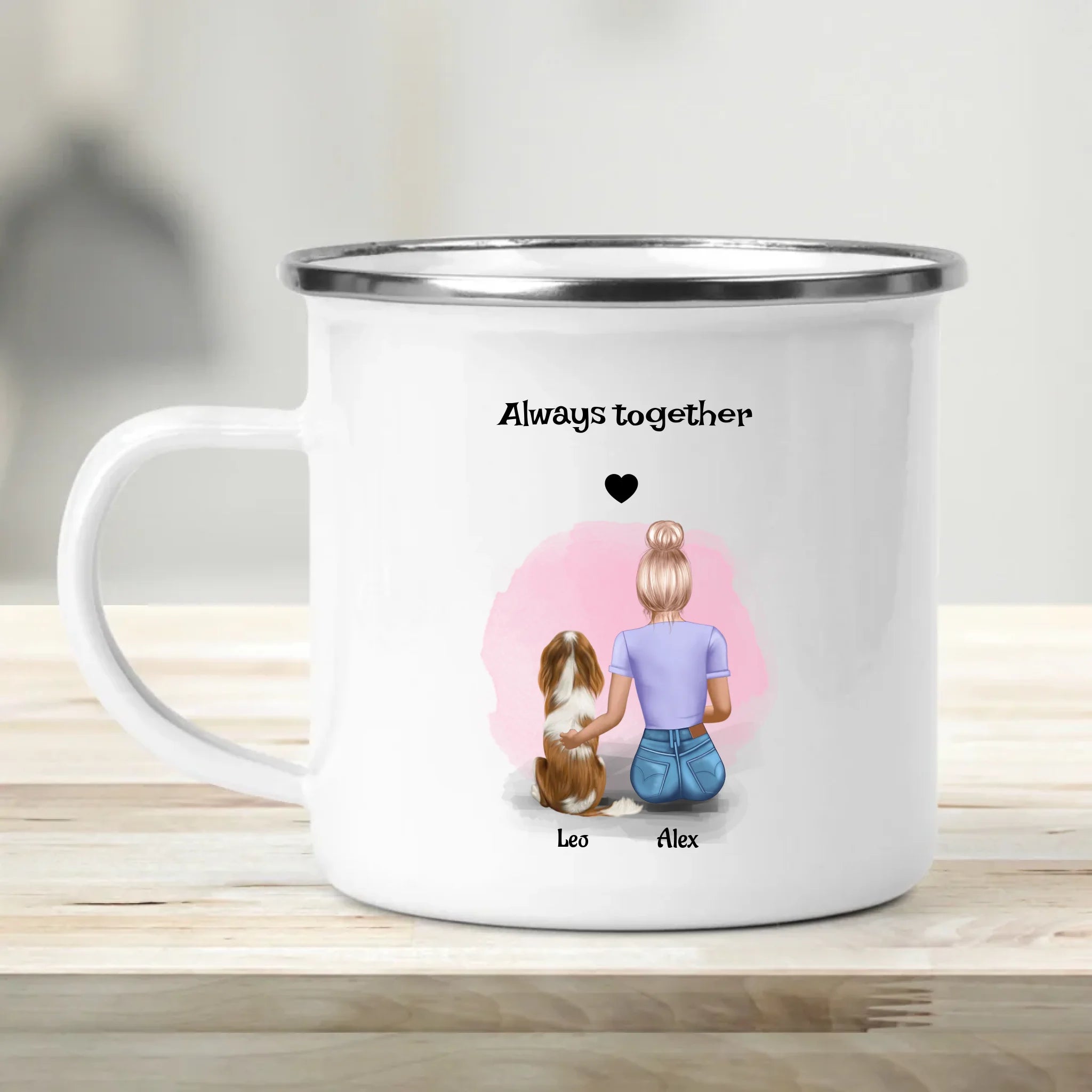 Geschenk Tasse Hund Bild für beste Freundin, Schwester, Cousine & Tochter - Cantty