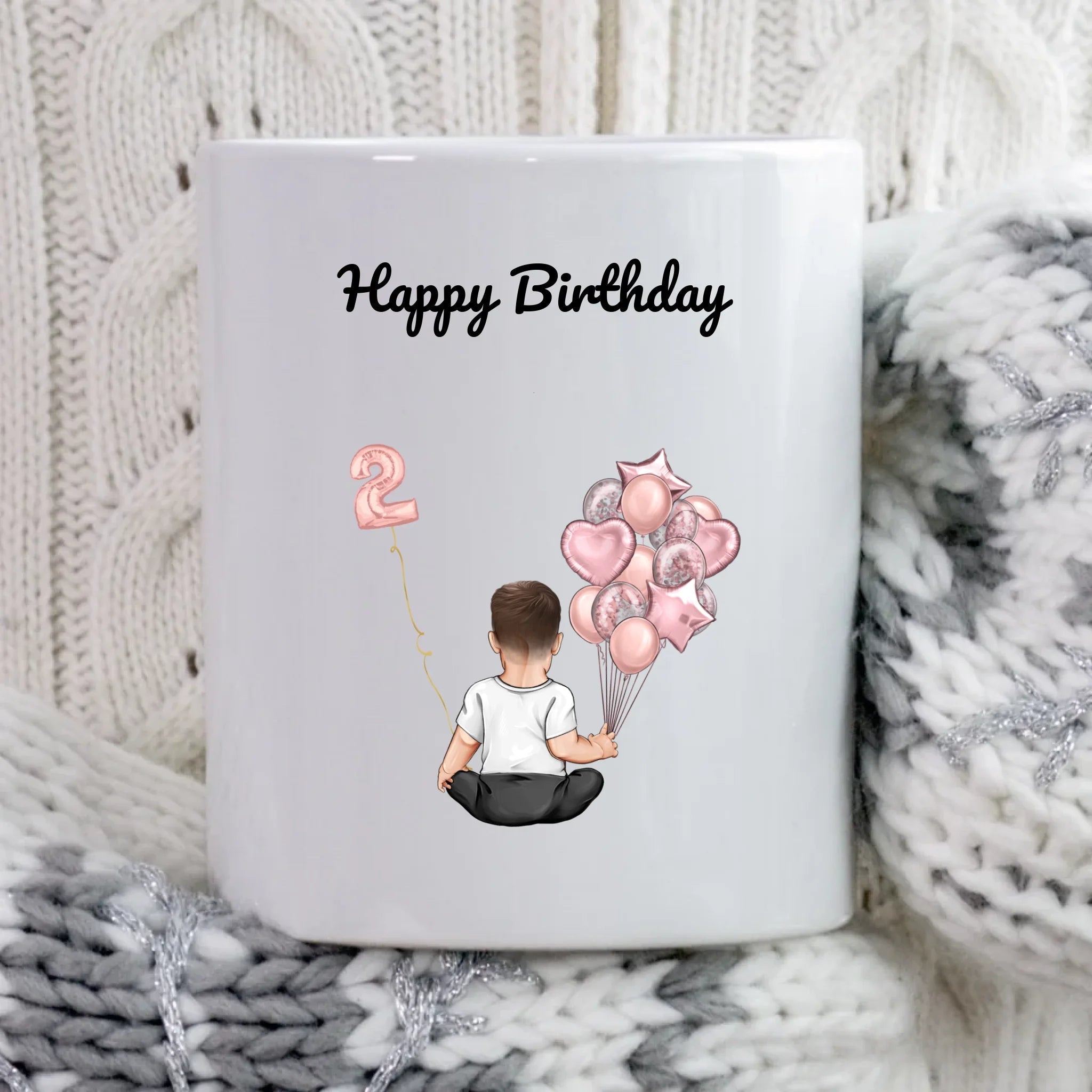 Geschenk Tasse personalisiert zum 2. Geburtstag Junge - Cantty