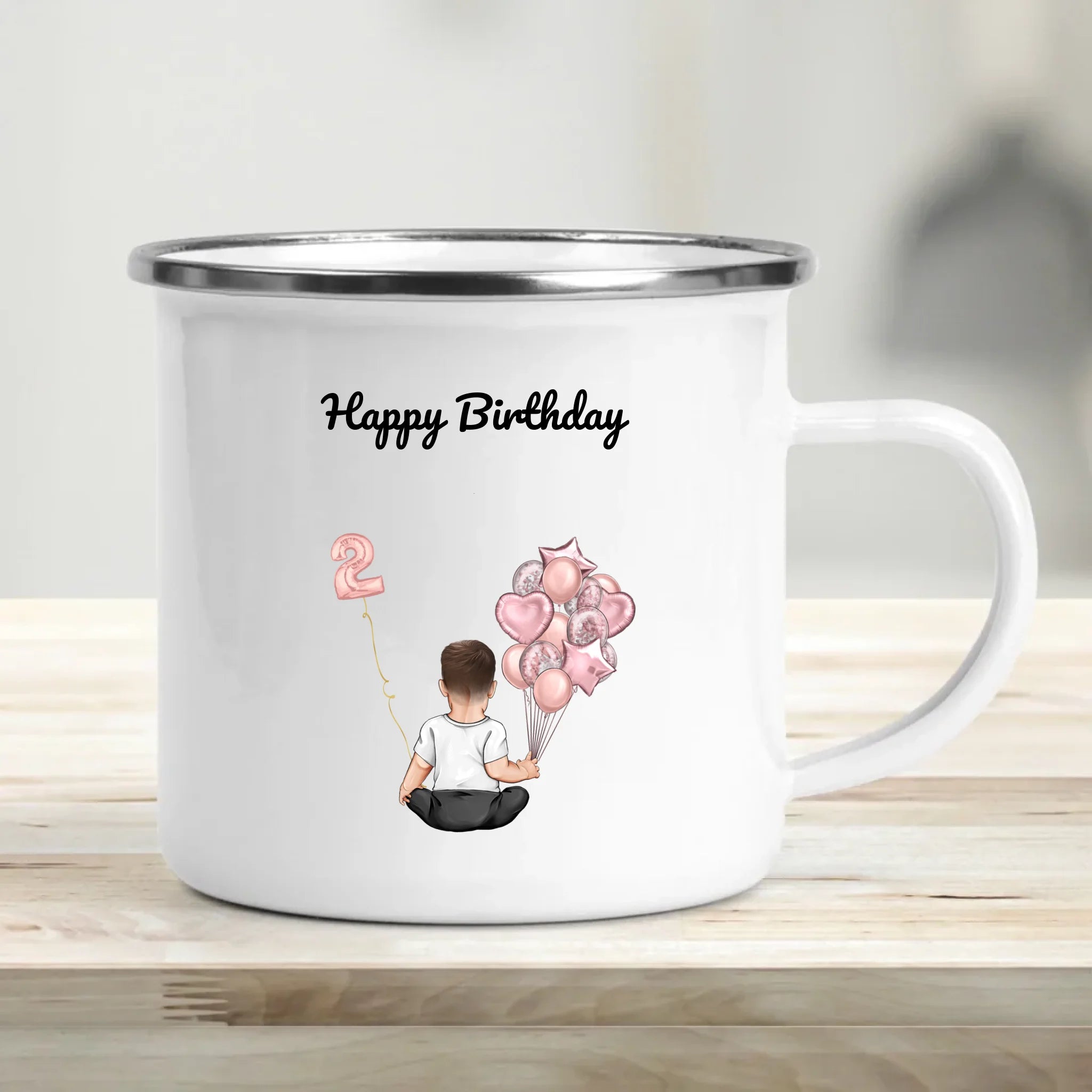 Geschenk Tasse personalisiert zum 2. Geburtstag Junge - Cantty