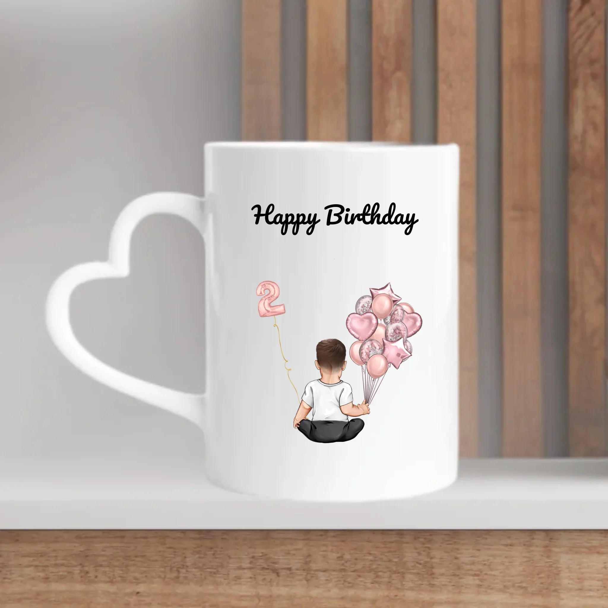 Geschenk Tasse personalisiert zum 2. Geburtstag Junge - Cantty