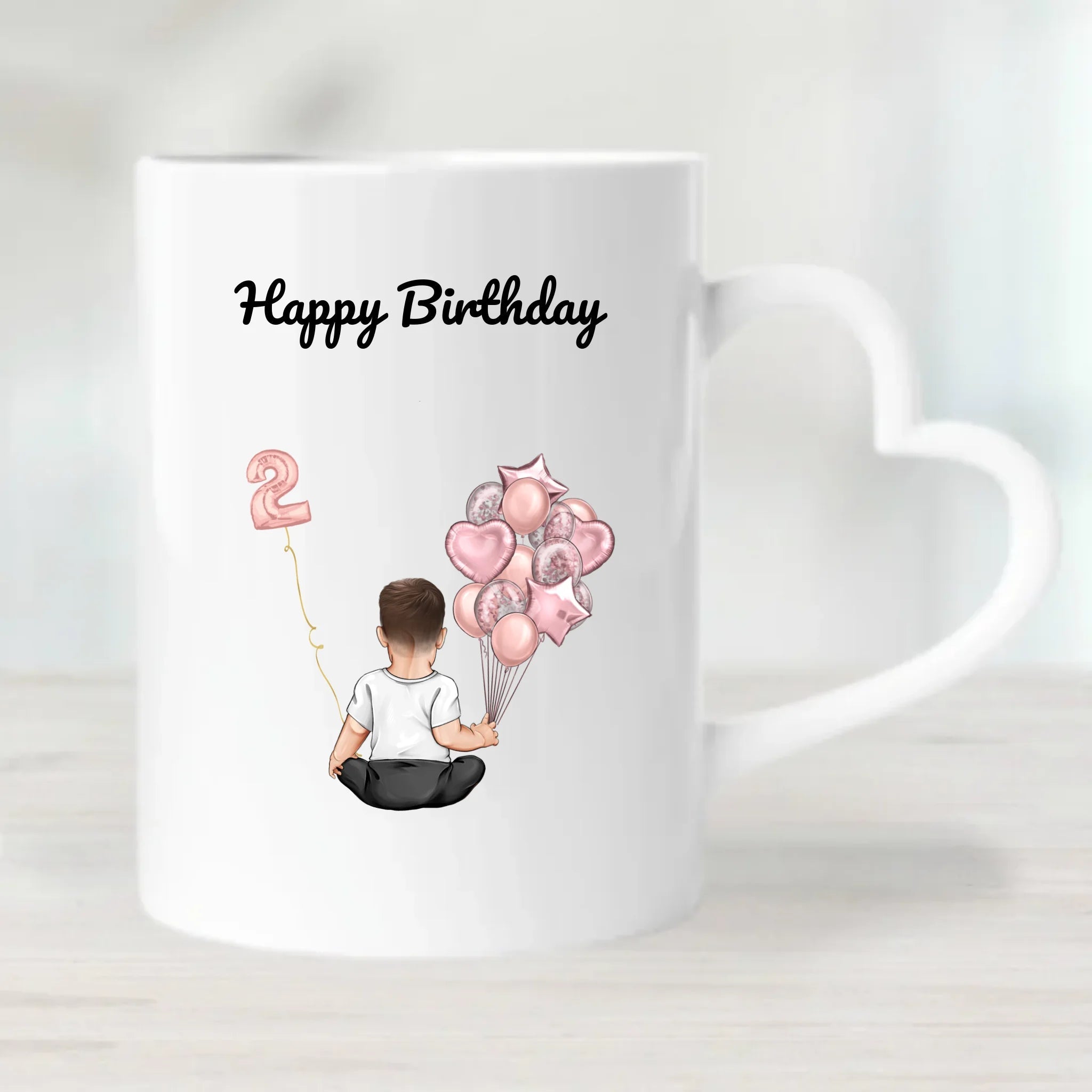 Geschenk Tasse personalisiert zum 2. Geburtstag Junge - Cantty