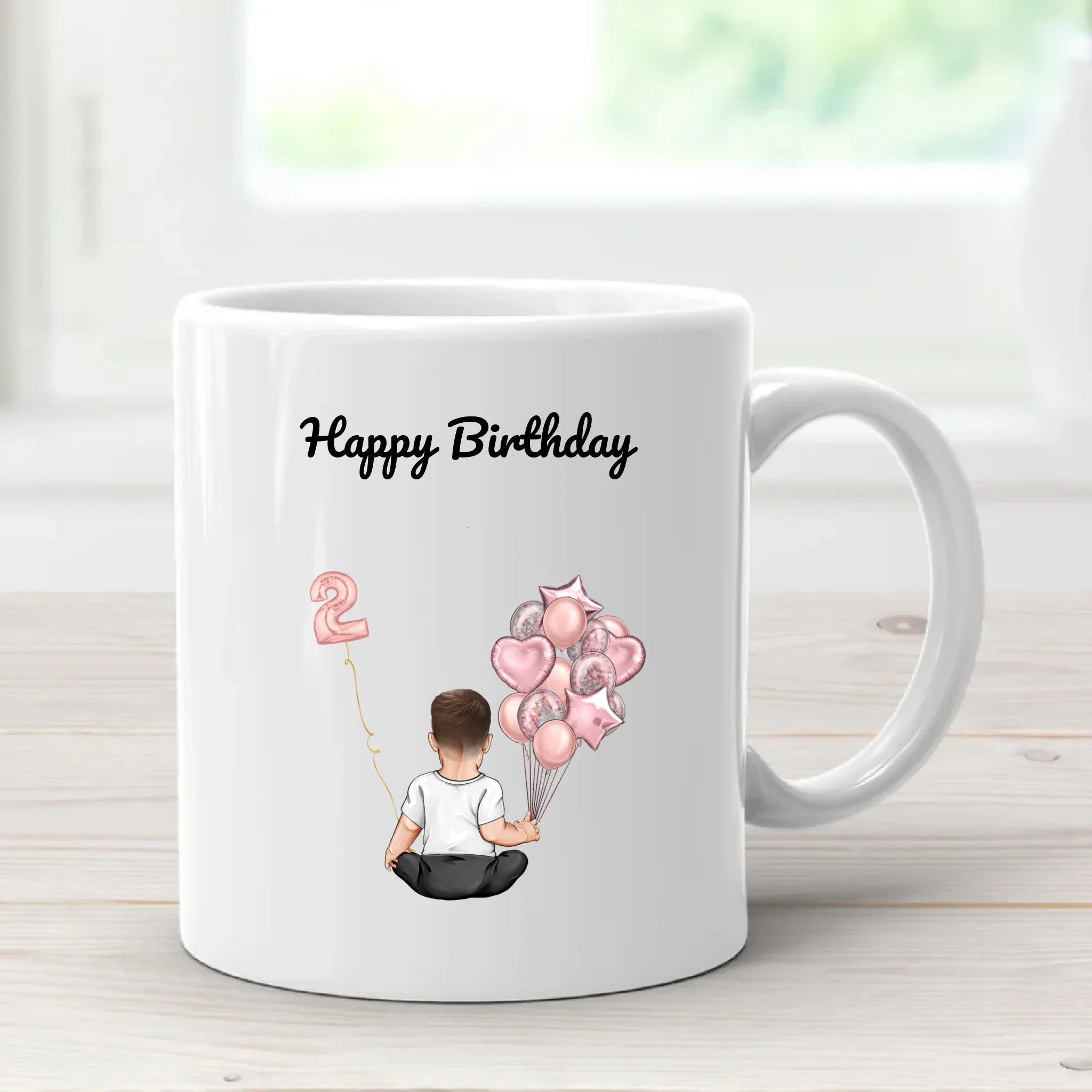 Geschenk Tasse personalisiert zum 2. Geburtstag Junge - Cantty