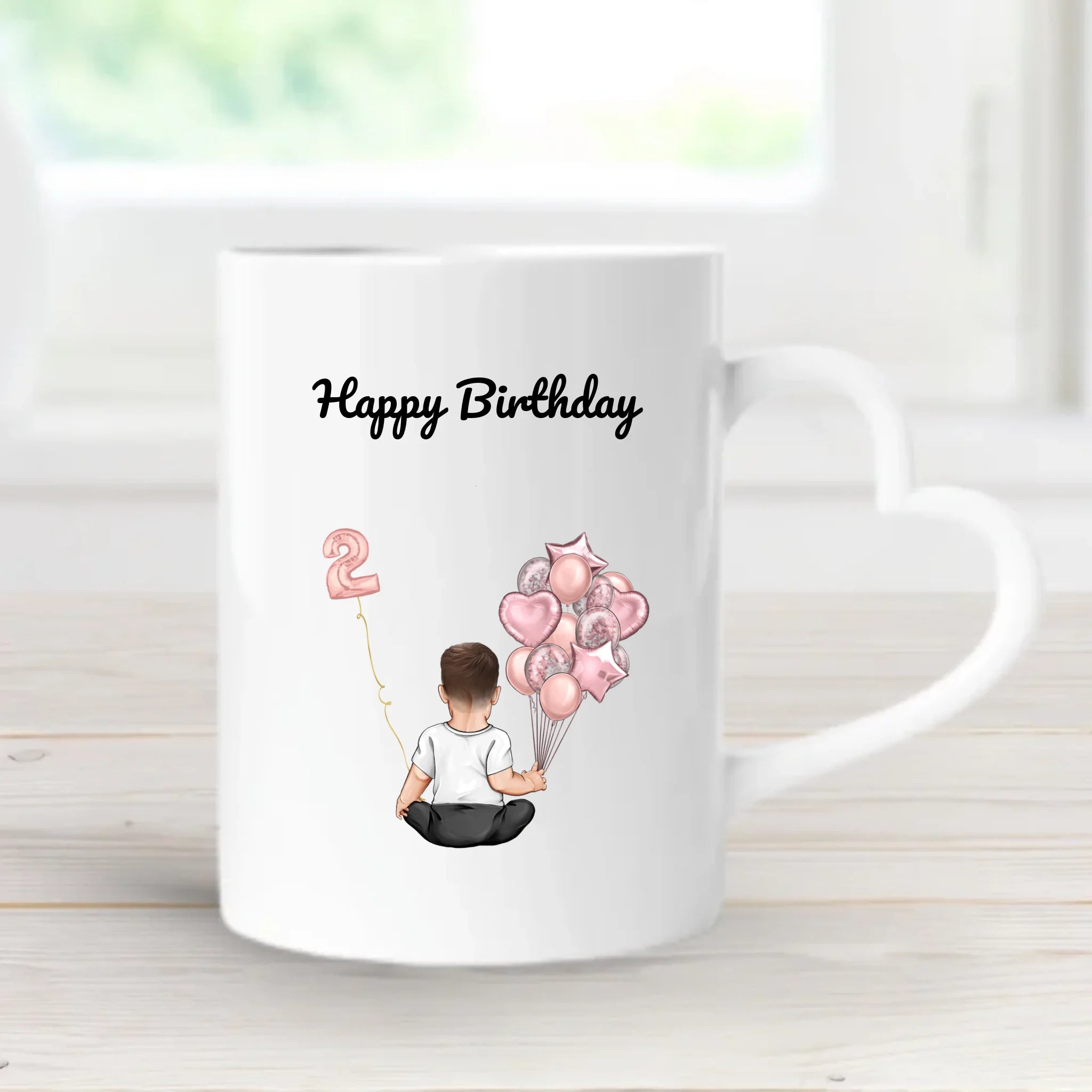 Geschenk Tasse personalisiert zum 2. Geburtstag Junge - Cantty