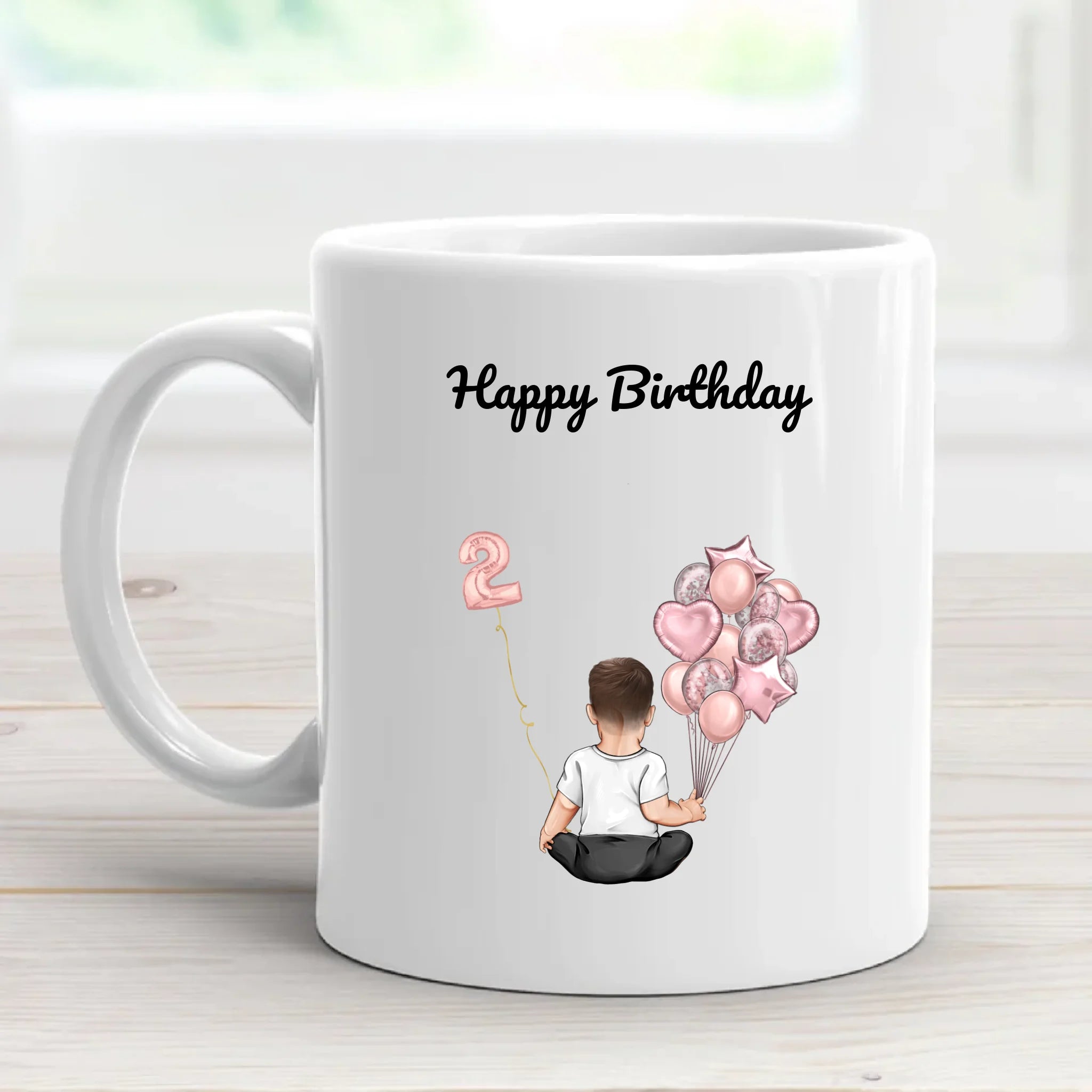 Geschenk Tasse personalisiert zum 2. Geburtstag Junge - Cantty
