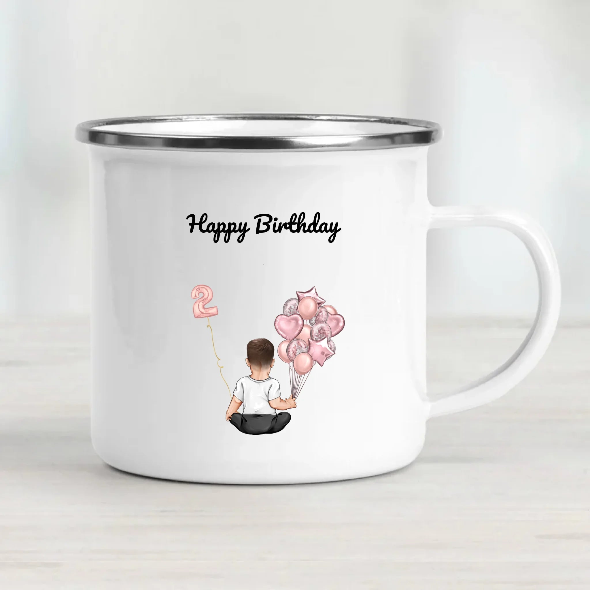 Geschenk Tasse personalisiert zum 2. Geburtstag Junge - Cantty
