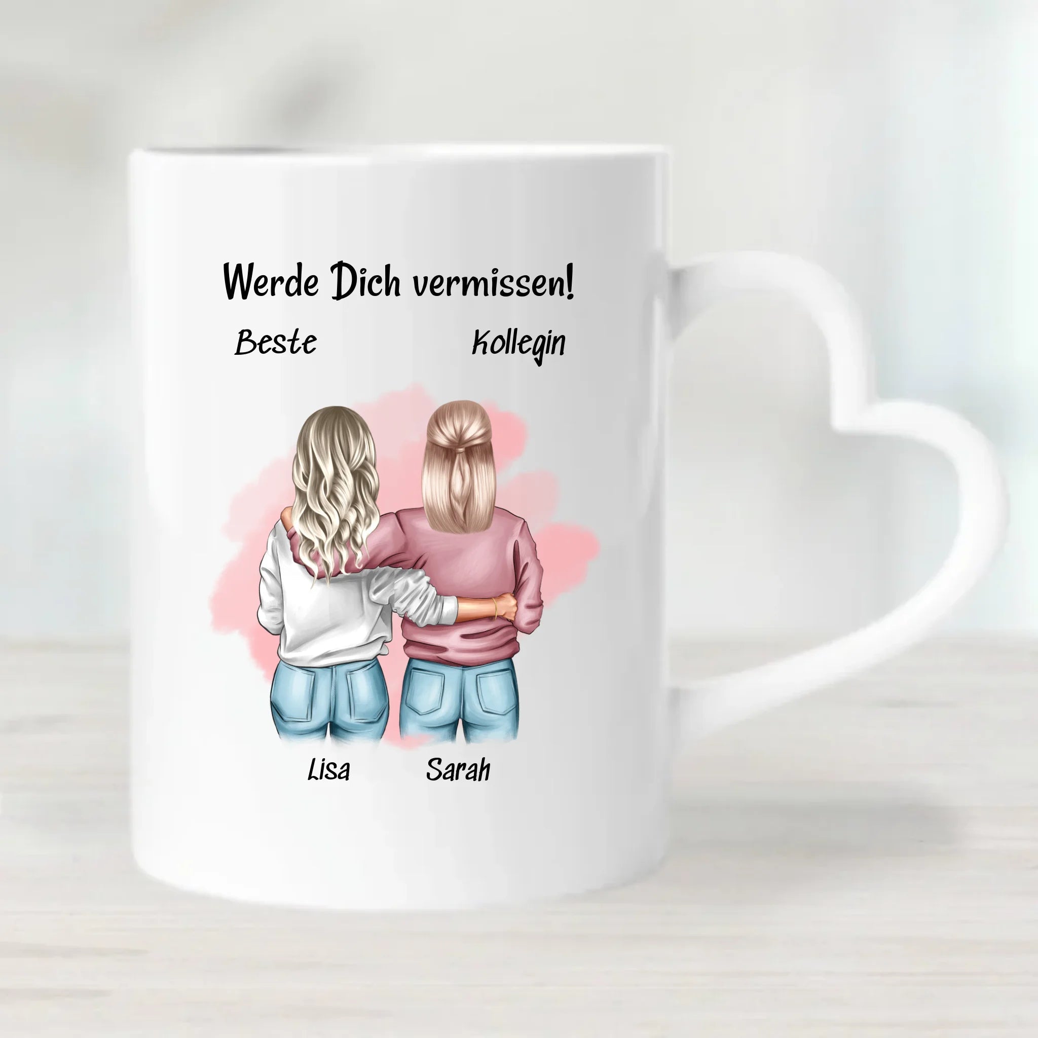 Geschenk Tasse zum Abschied Arbeitskollegin personalisiert - Cantty