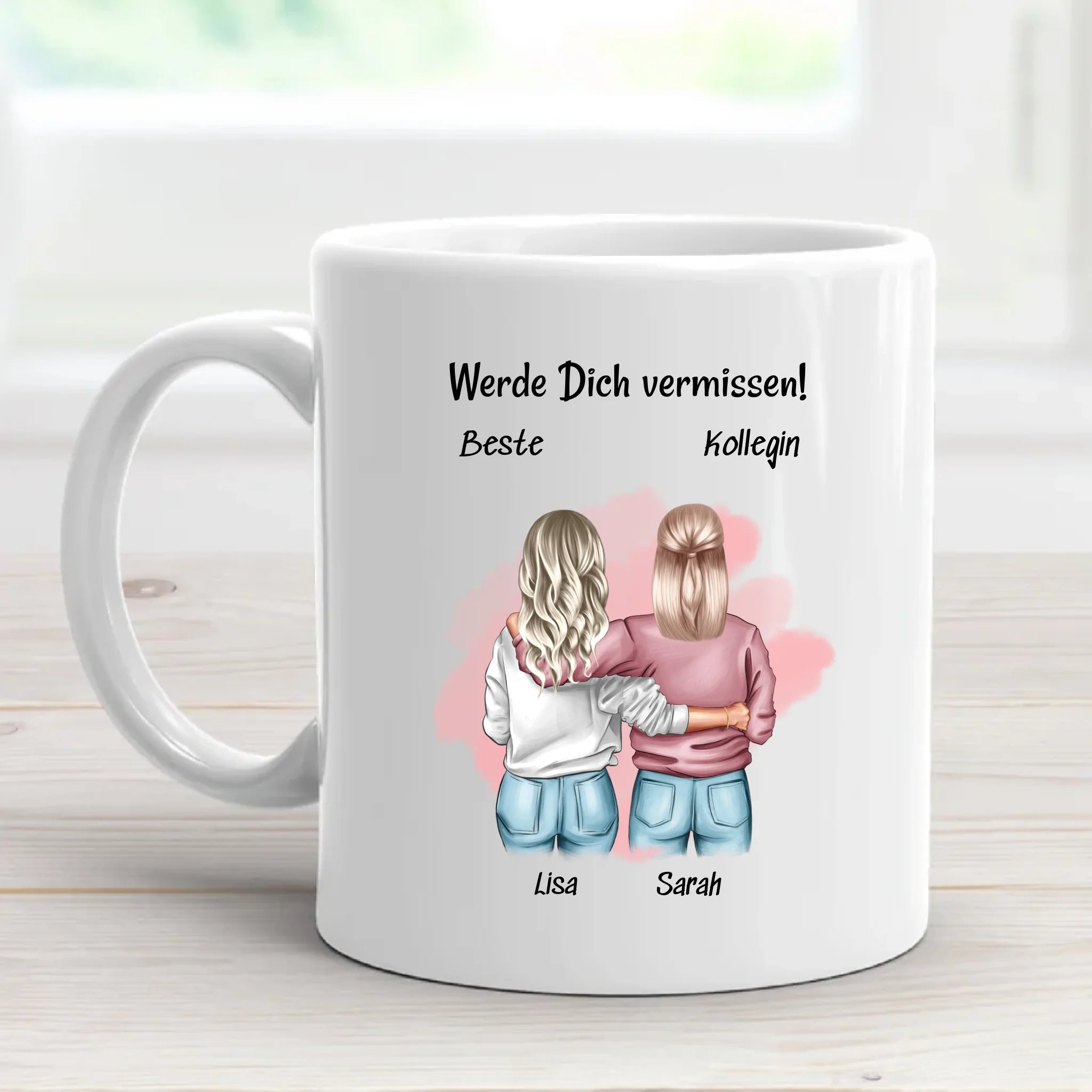 Geschenk Tasse zum Abschied Arbeitskollegin personalisiert - Cantty