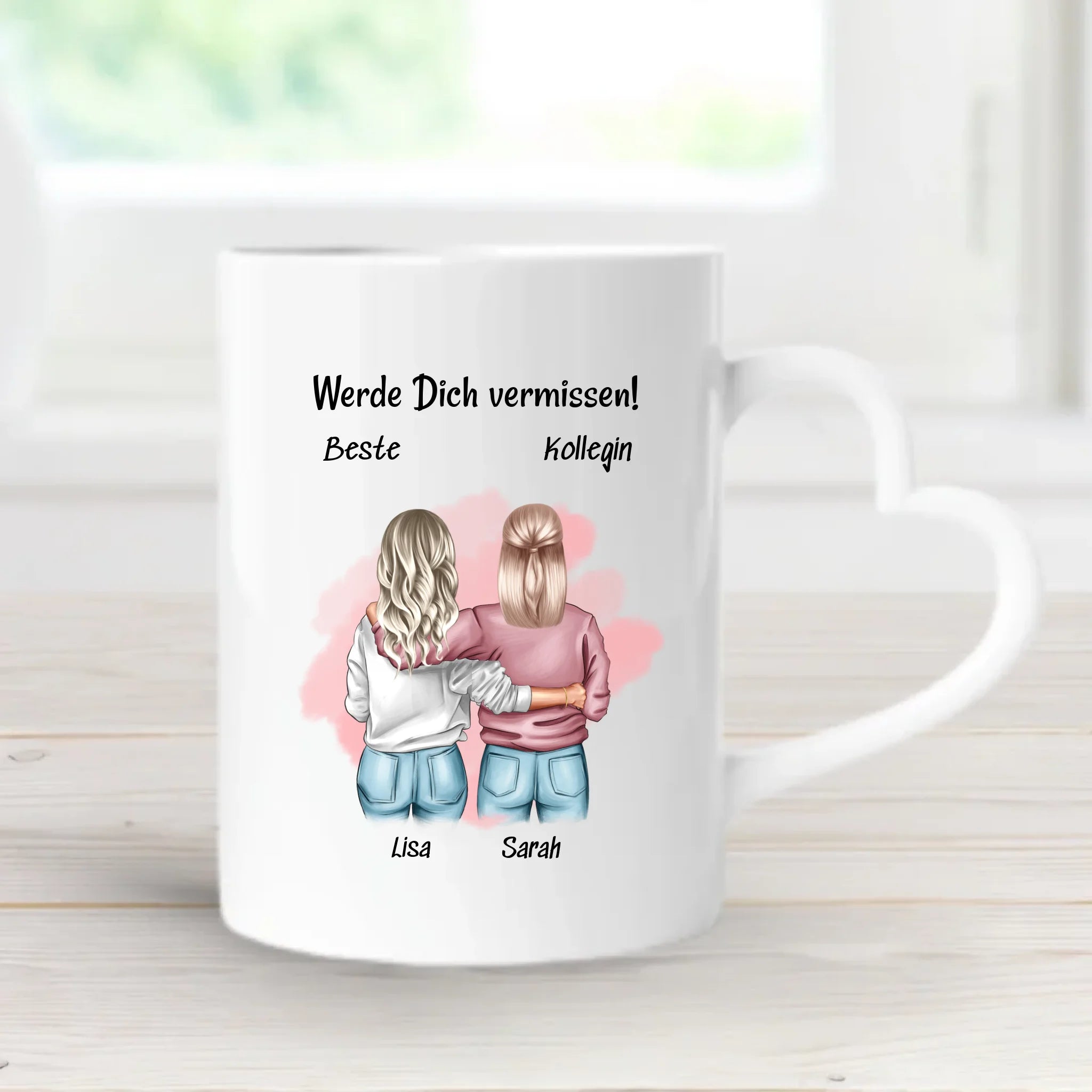 Geschenk Tasse zum Abschied Arbeitskollegin personalisiert - Cantty