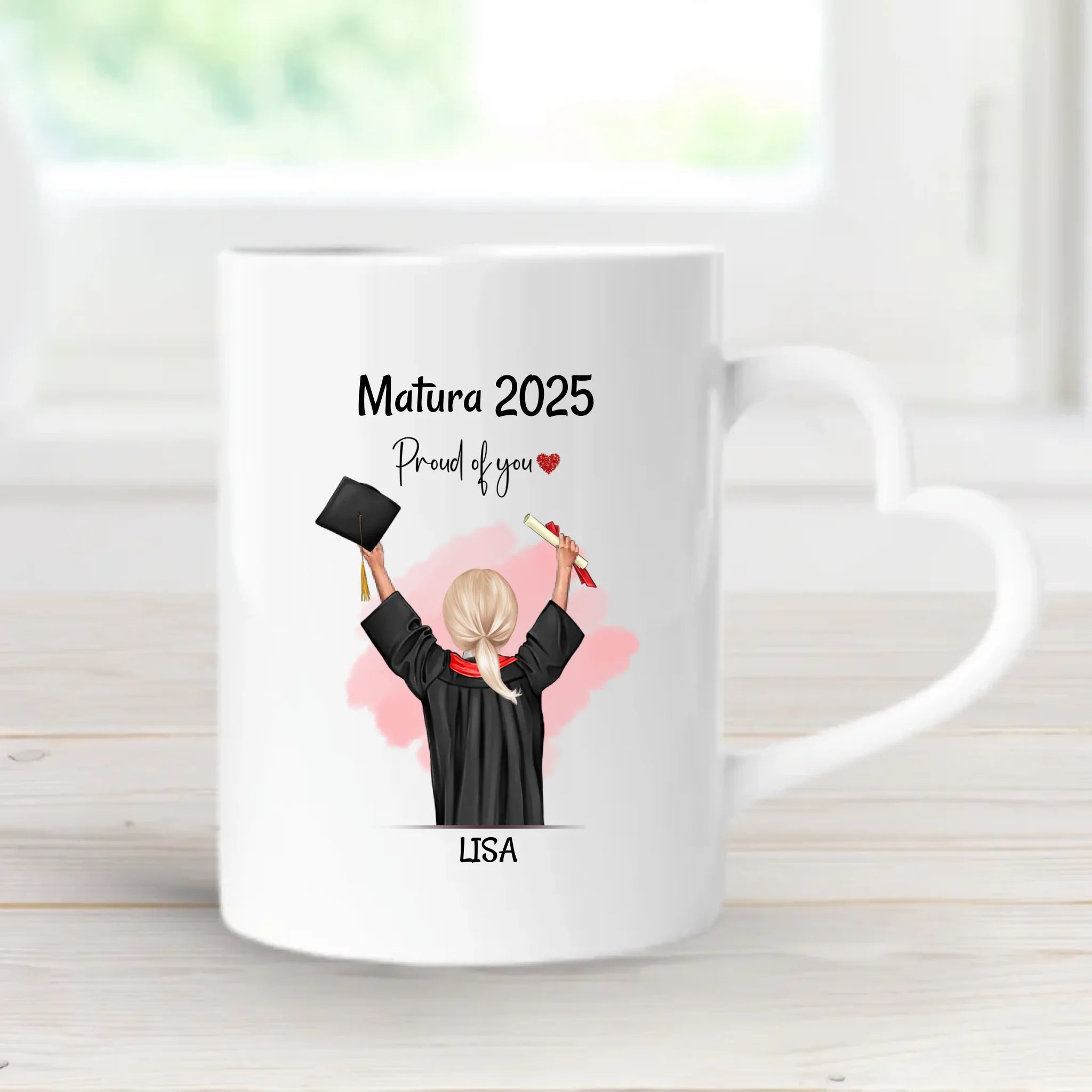 Geschenk Tasse zum Matura Abschluss für Tochter - Cantty