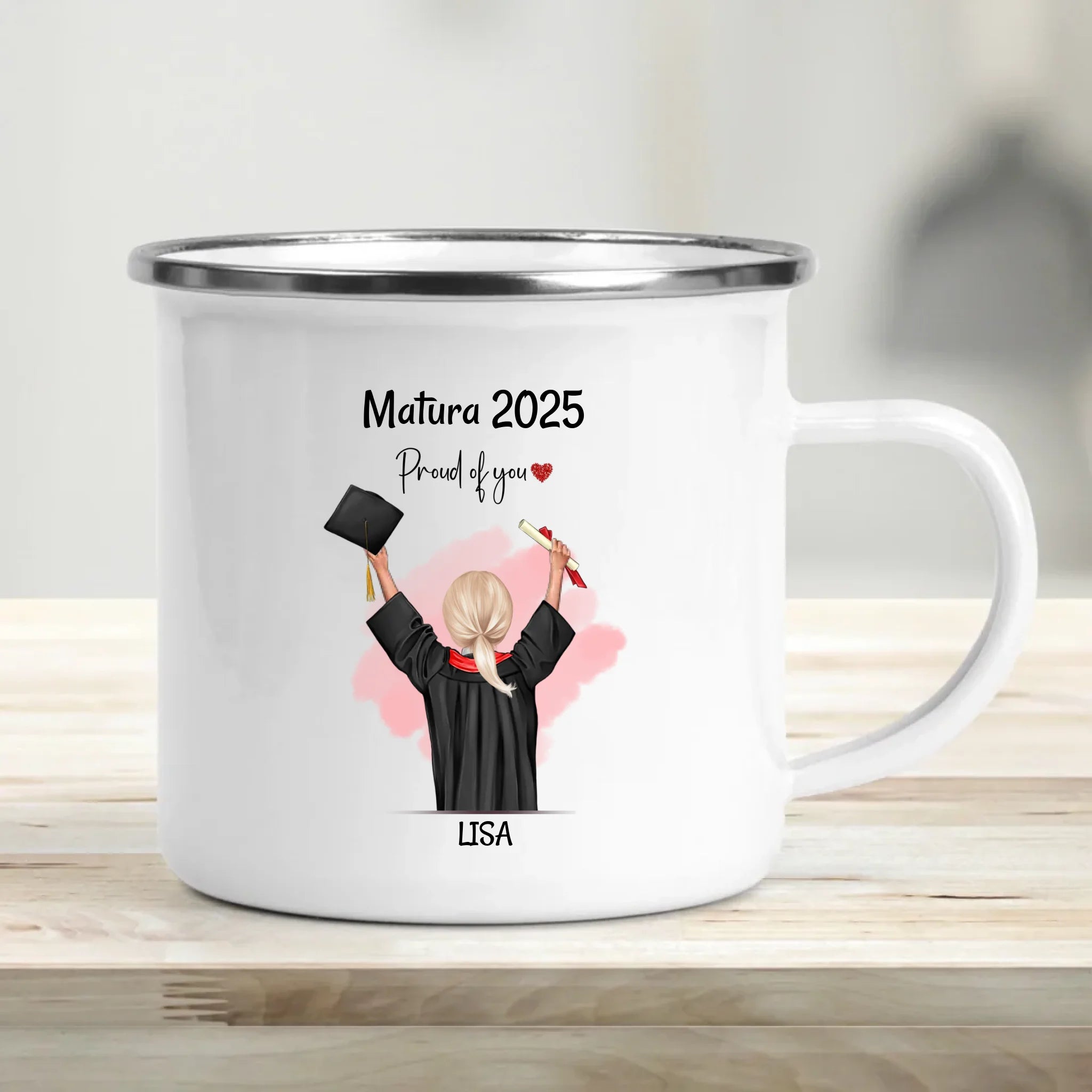 Geschenk Tasse zum Matura Abschluss für Tochter - Cantty
