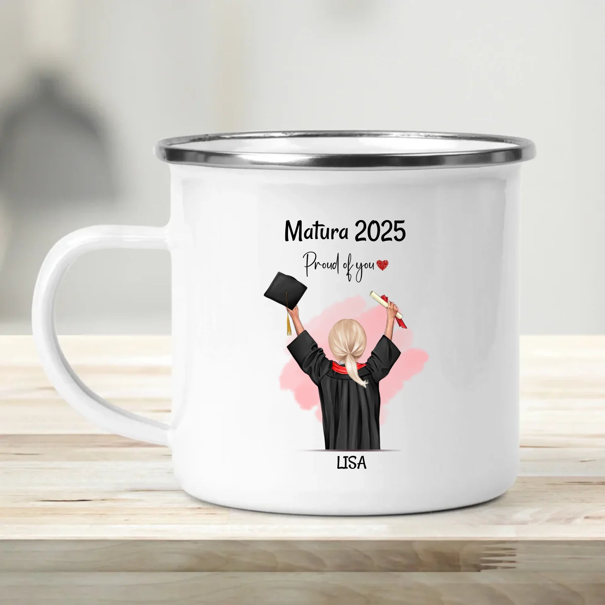 Geschenk Tasse zum Matura Abschluss für Tochter - Cantty