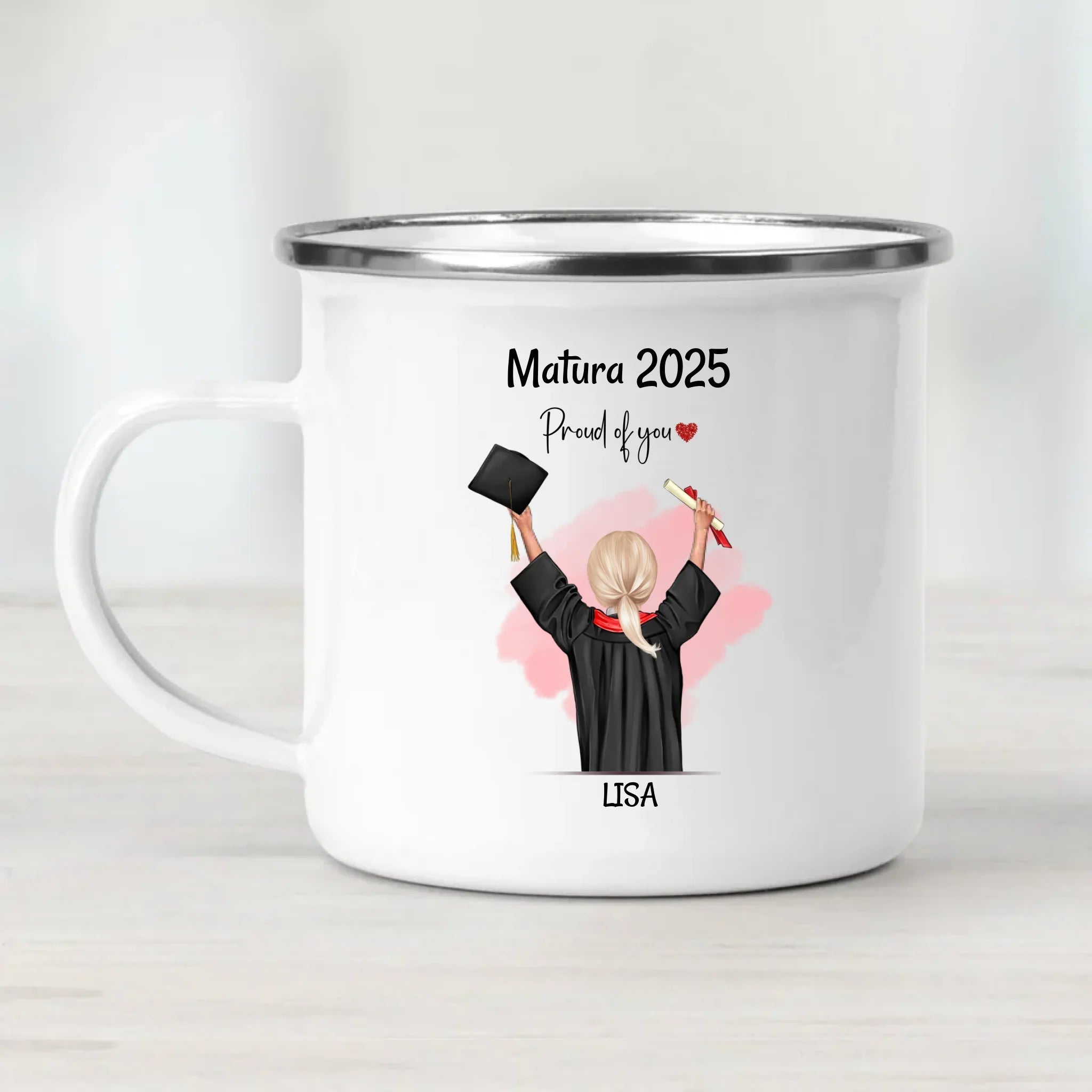 Geschenk Tasse zum Matura Abschluss für Tochter - Cantty