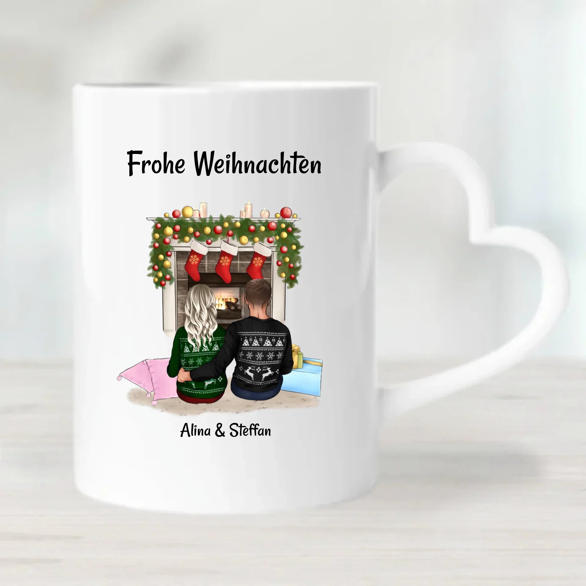 Geschenk Weihnachten Tasse für Freundin personalisieren - Cantty