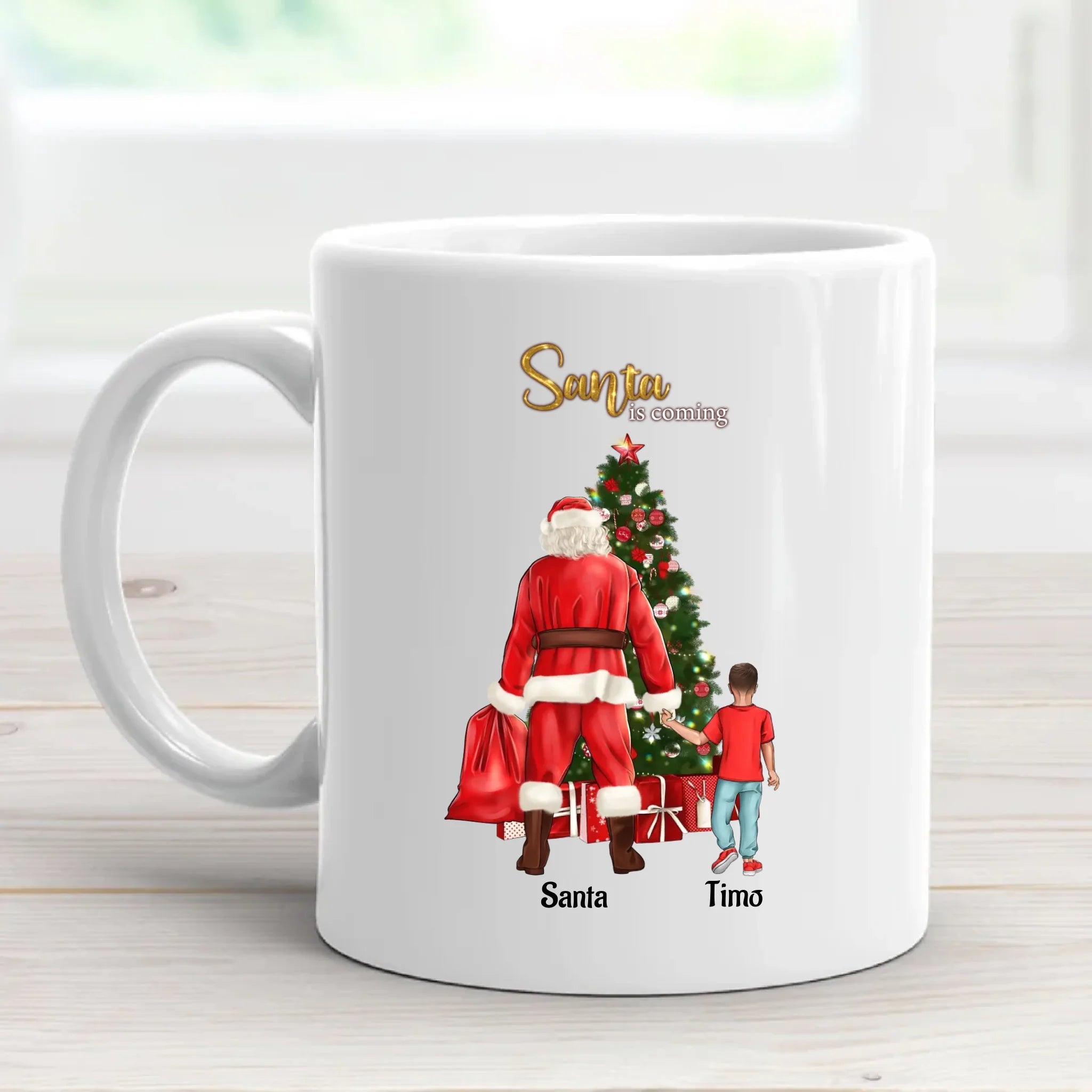Geschenk Weihnachten Tasse für kleinen Jungen gestalten - Cantty