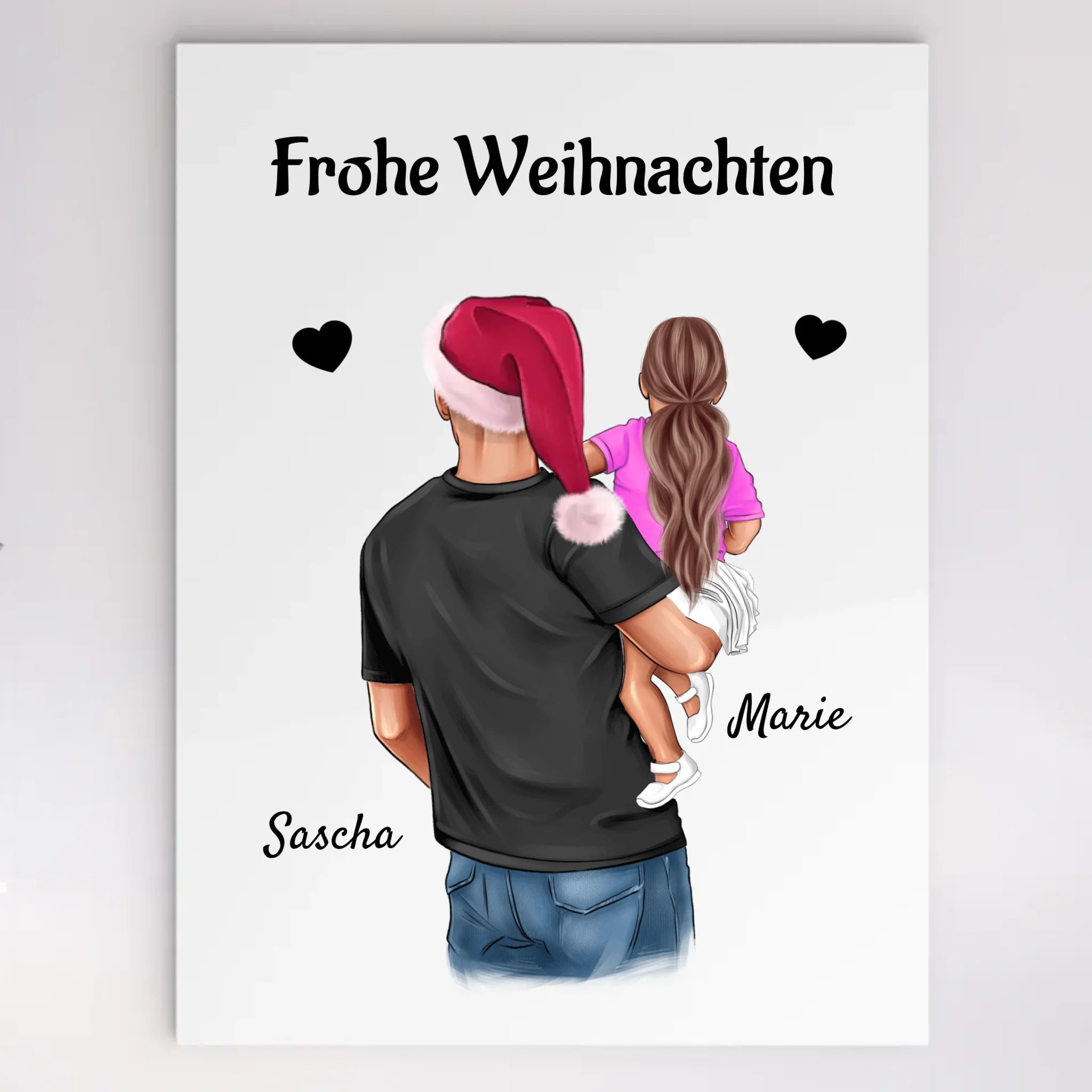 Geschenk zu Weihnachten Patenonkel Acrylglas Bild personaliseren - Cantty