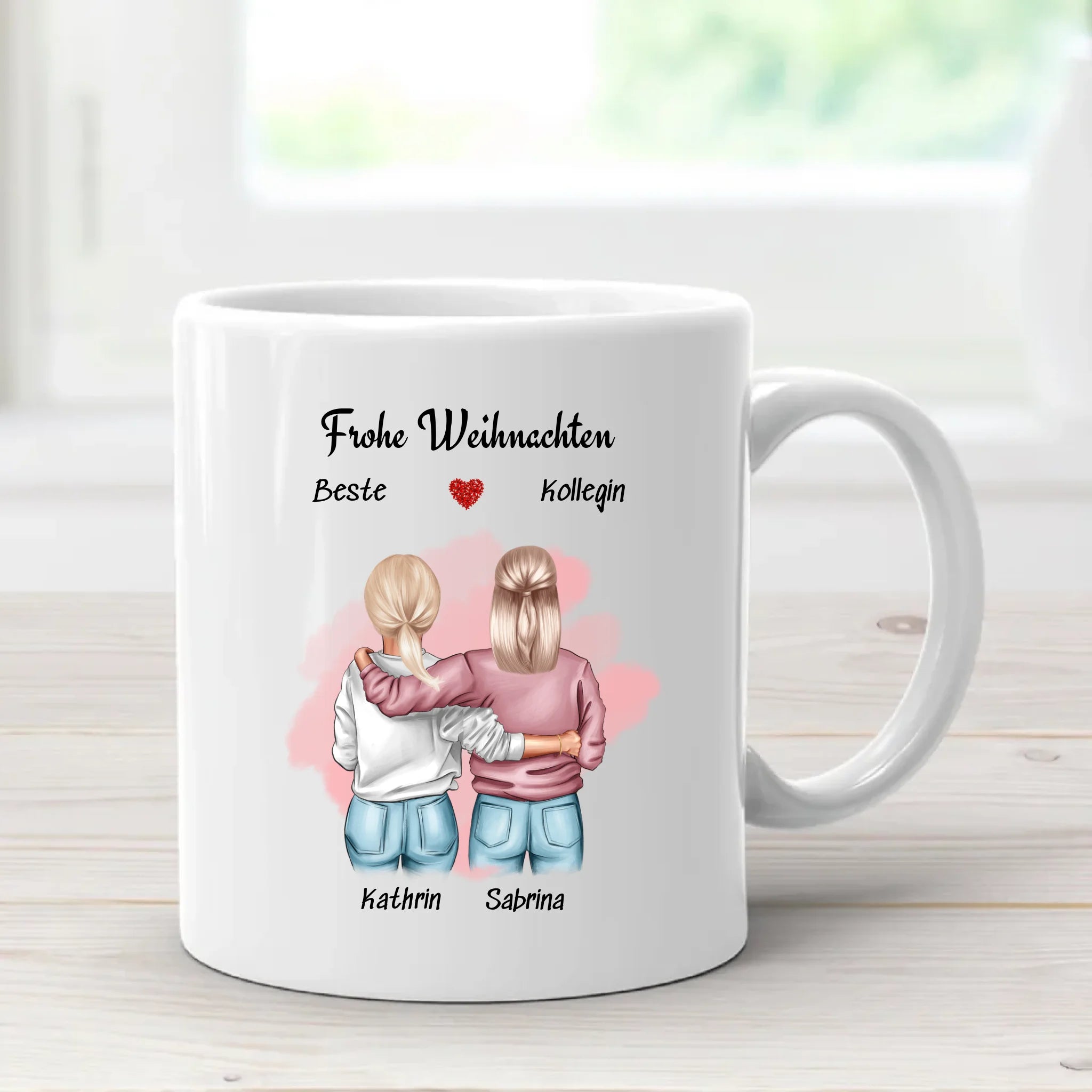 Geschenkidee Tasse für Lieblingskollegin zu Weihnachten gestalten - Cantty