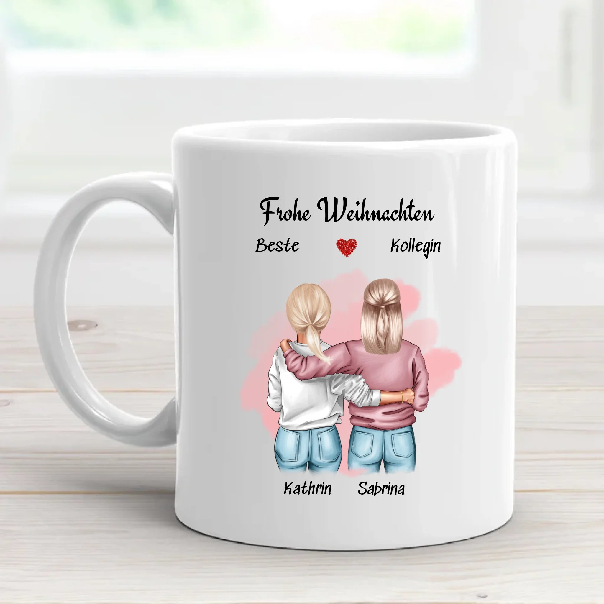 Geschenkidee Tasse für Lieblingskollegin zu Weihnachten gestalten - Cantty