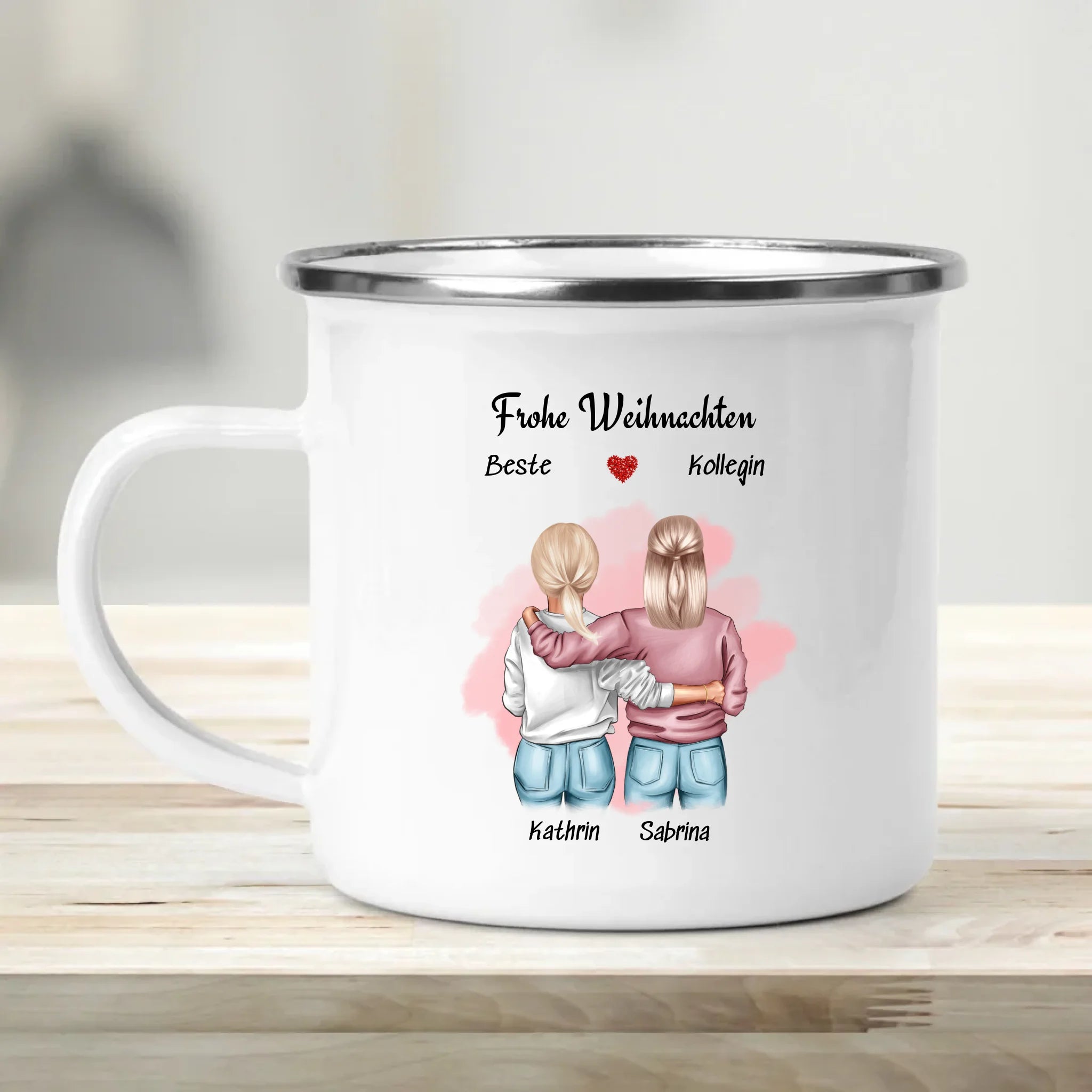 Geschenkidee Tasse für Lieblingskollegin zu Weihnachten gestalten - Cantty