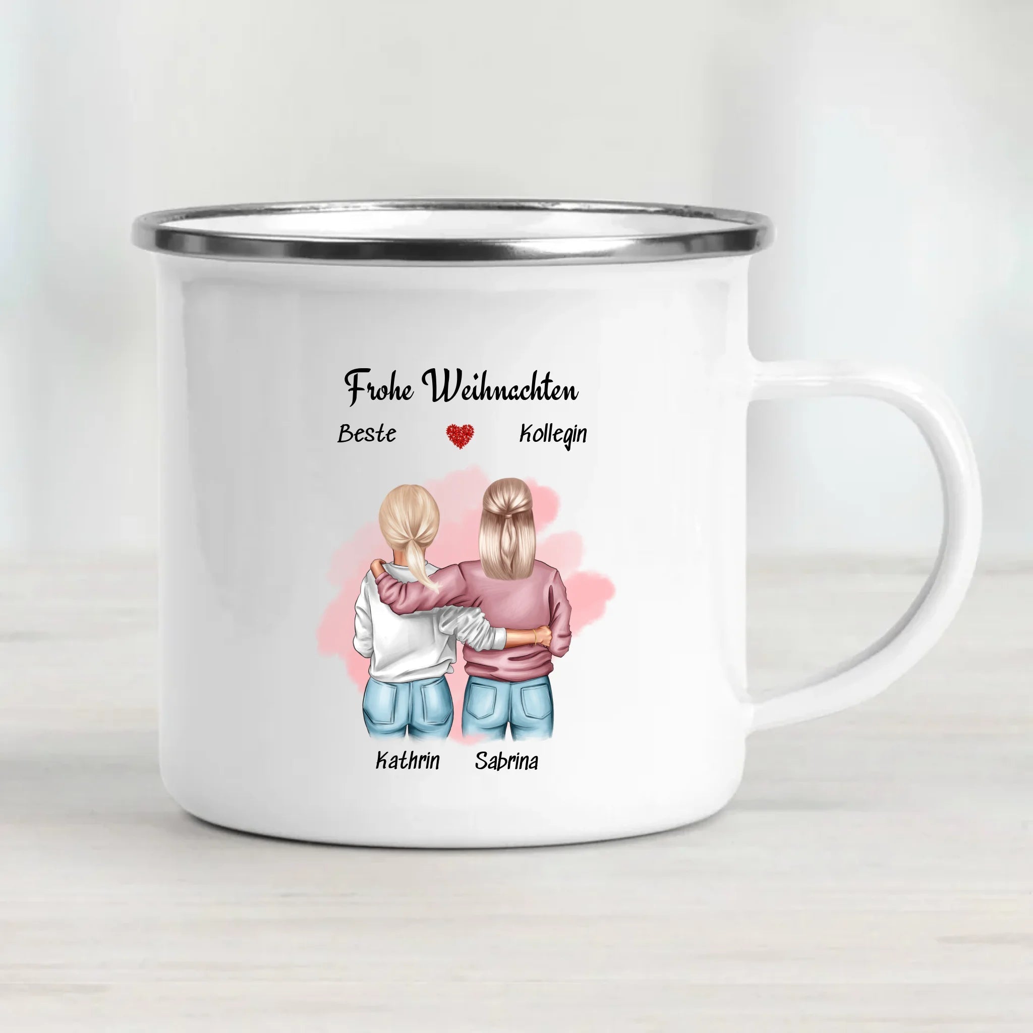 Geschenkidee Tasse für Lieblingskollegin zu Weihnachten gestalten - Cantty