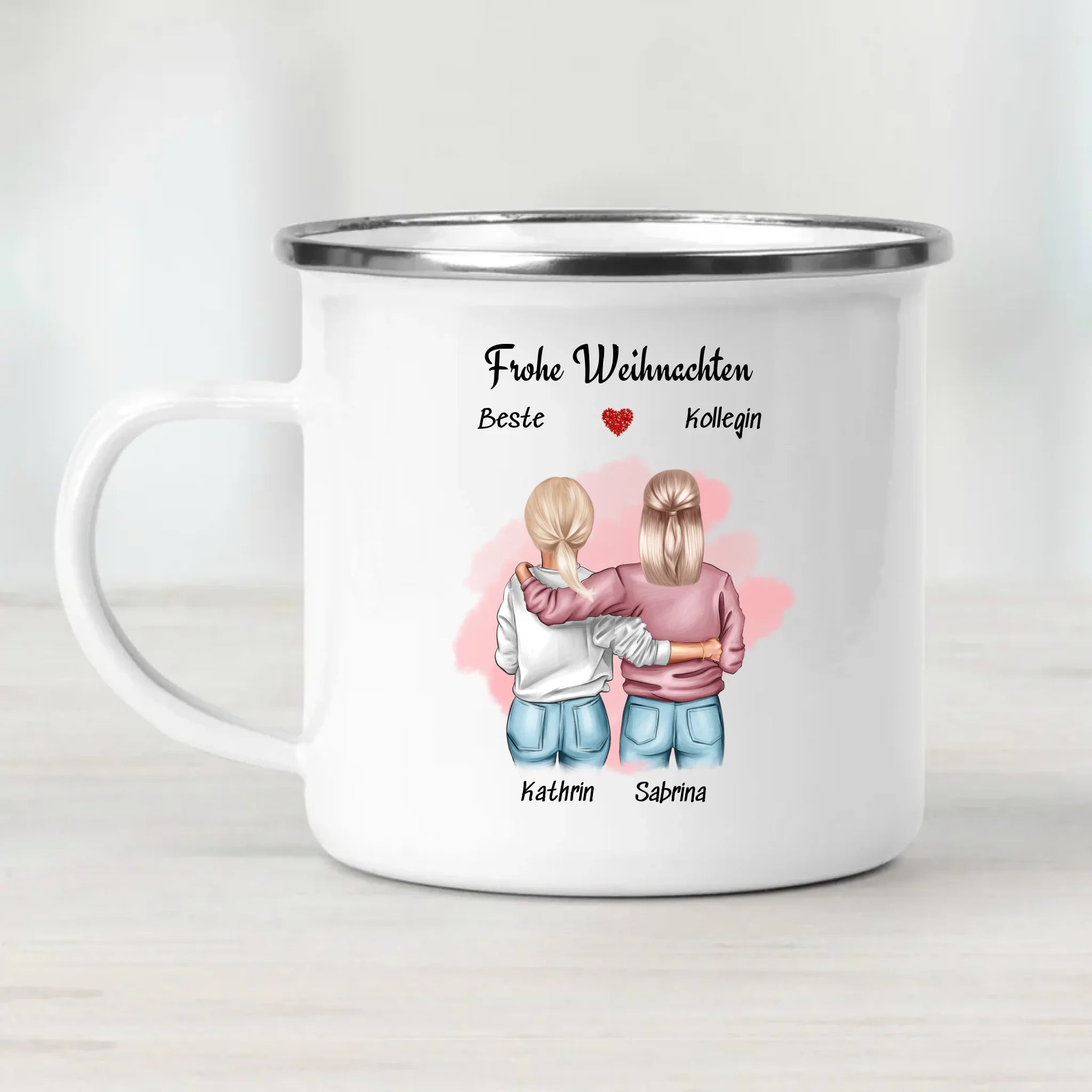 Geschenkidee Tasse für Lieblingskollegin zu Weihnachten gestalten - Cantty