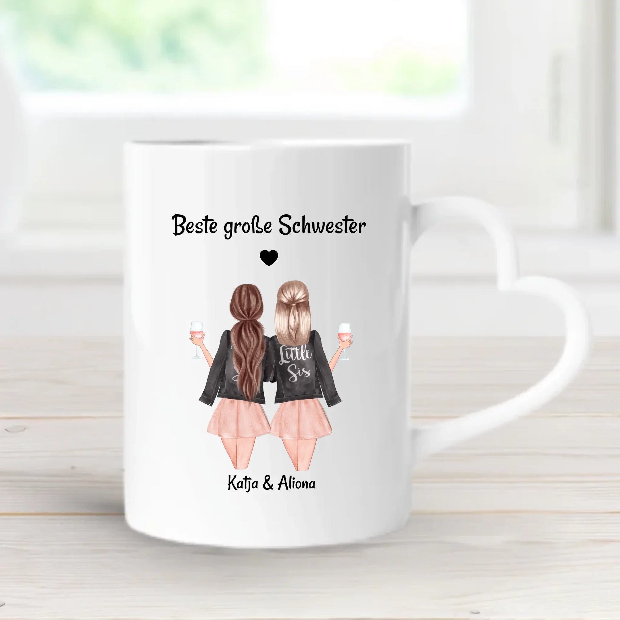 Große und Kleine Schwester Tasse - Cantty