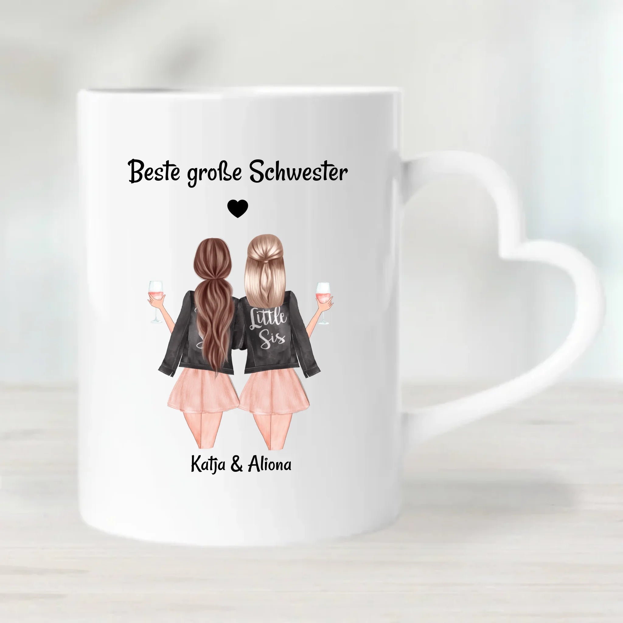 Große und Kleine Schwester Tasse - Cantty