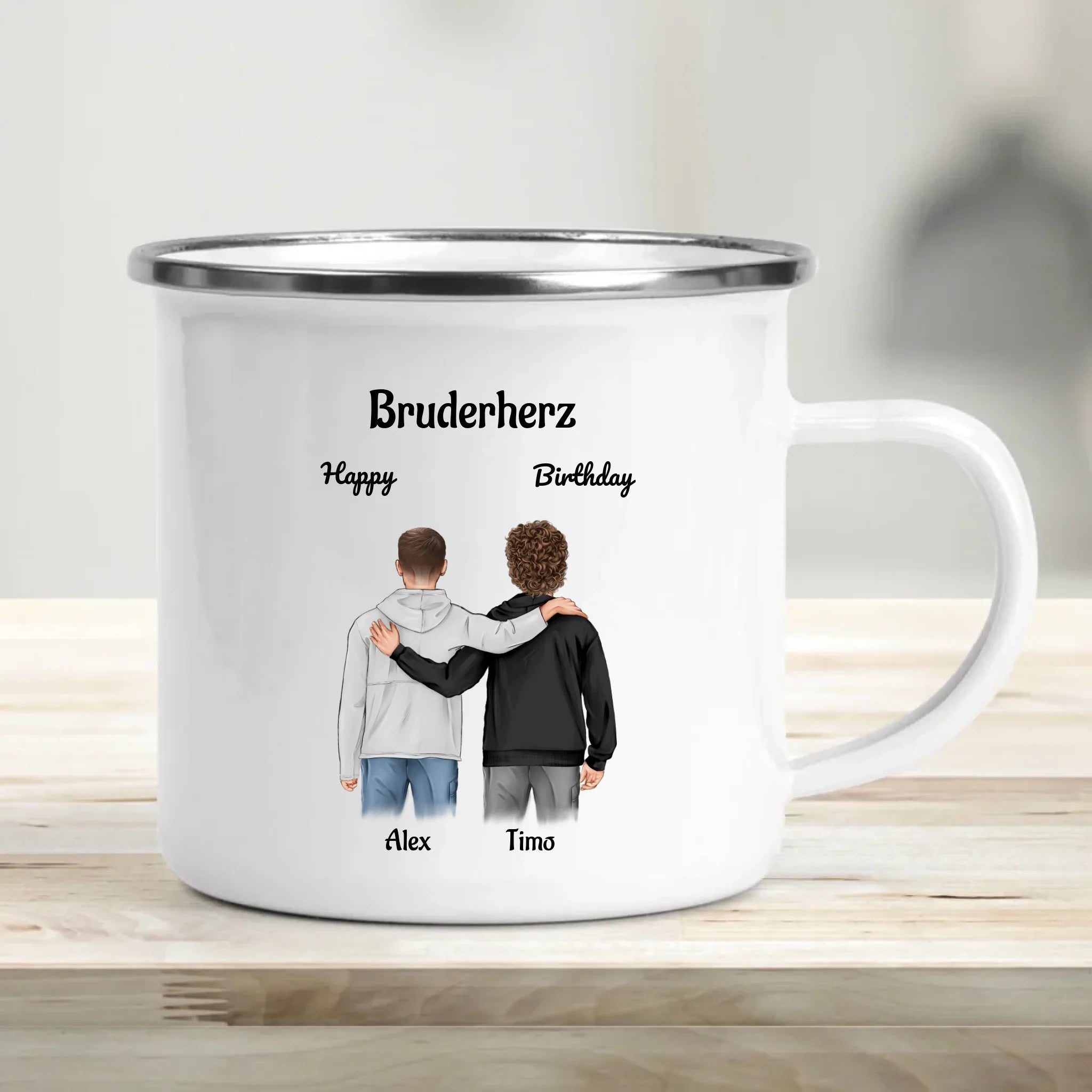 Großer & Kleiner Bruder Tasse Geburtstag Geschenk - Cantty