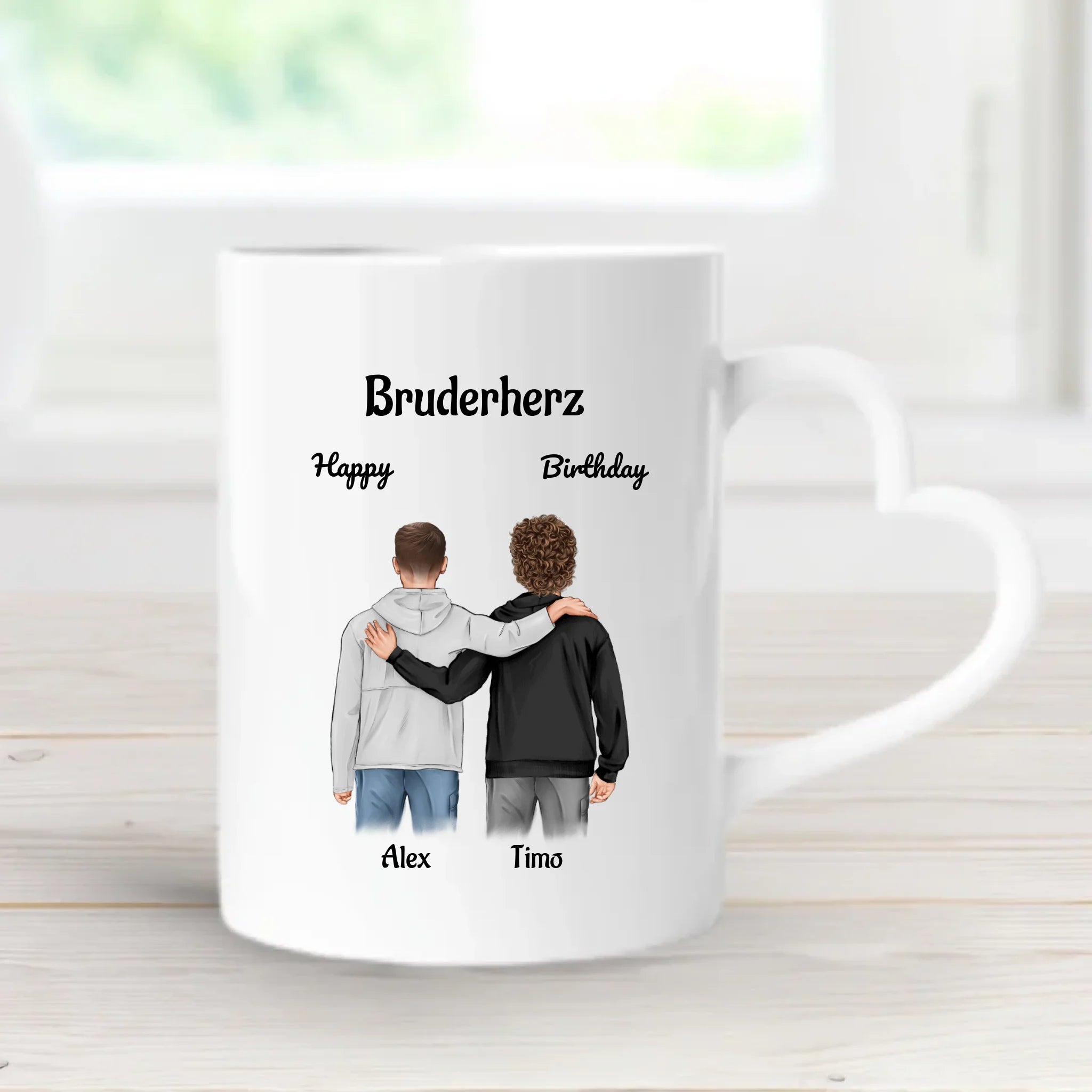 Großer & Kleiner Bruder Tasse Geburtstag Geschenk - Cantty