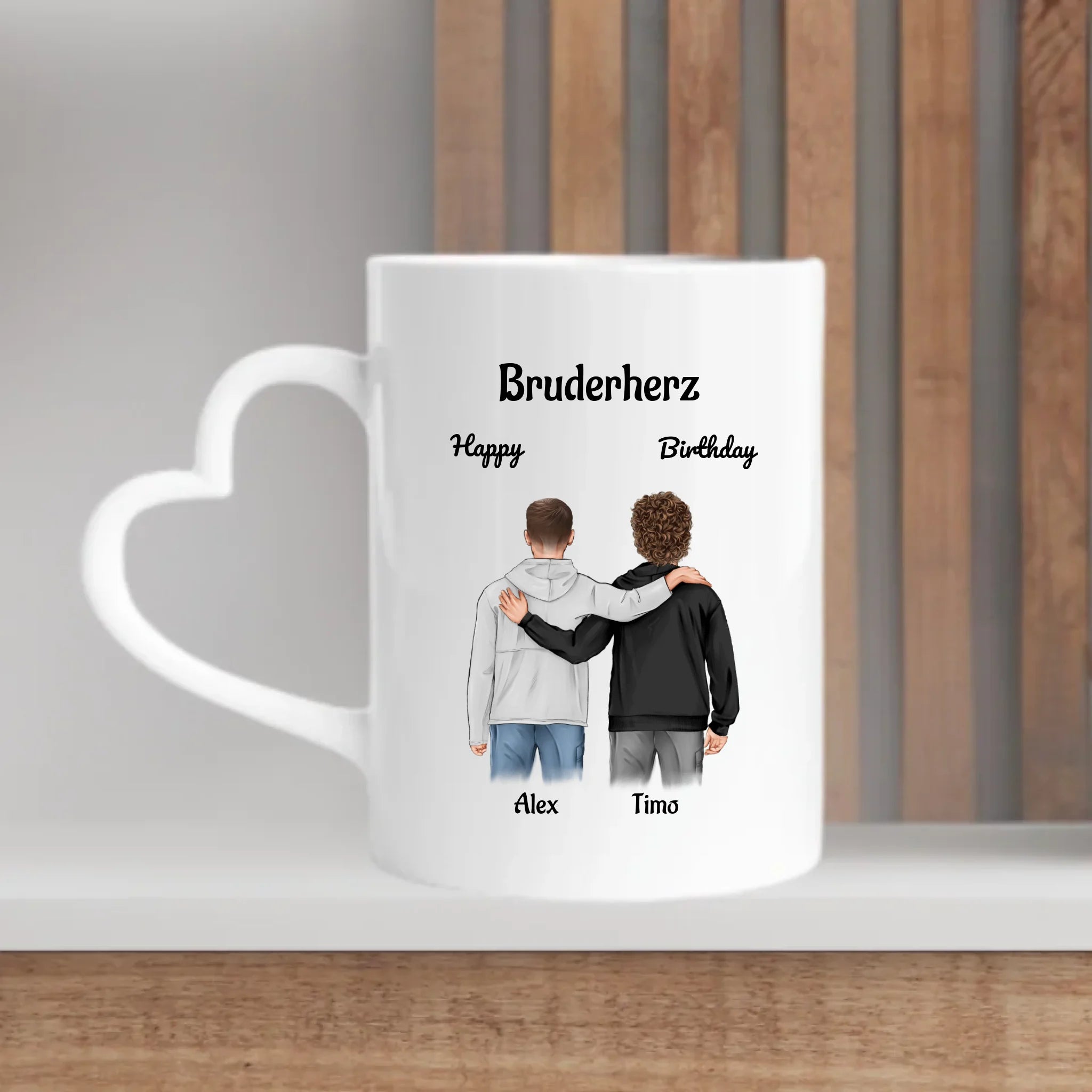 Großer & Kleiner Bruder Tasse Geburtstag Geschenk - Cantty