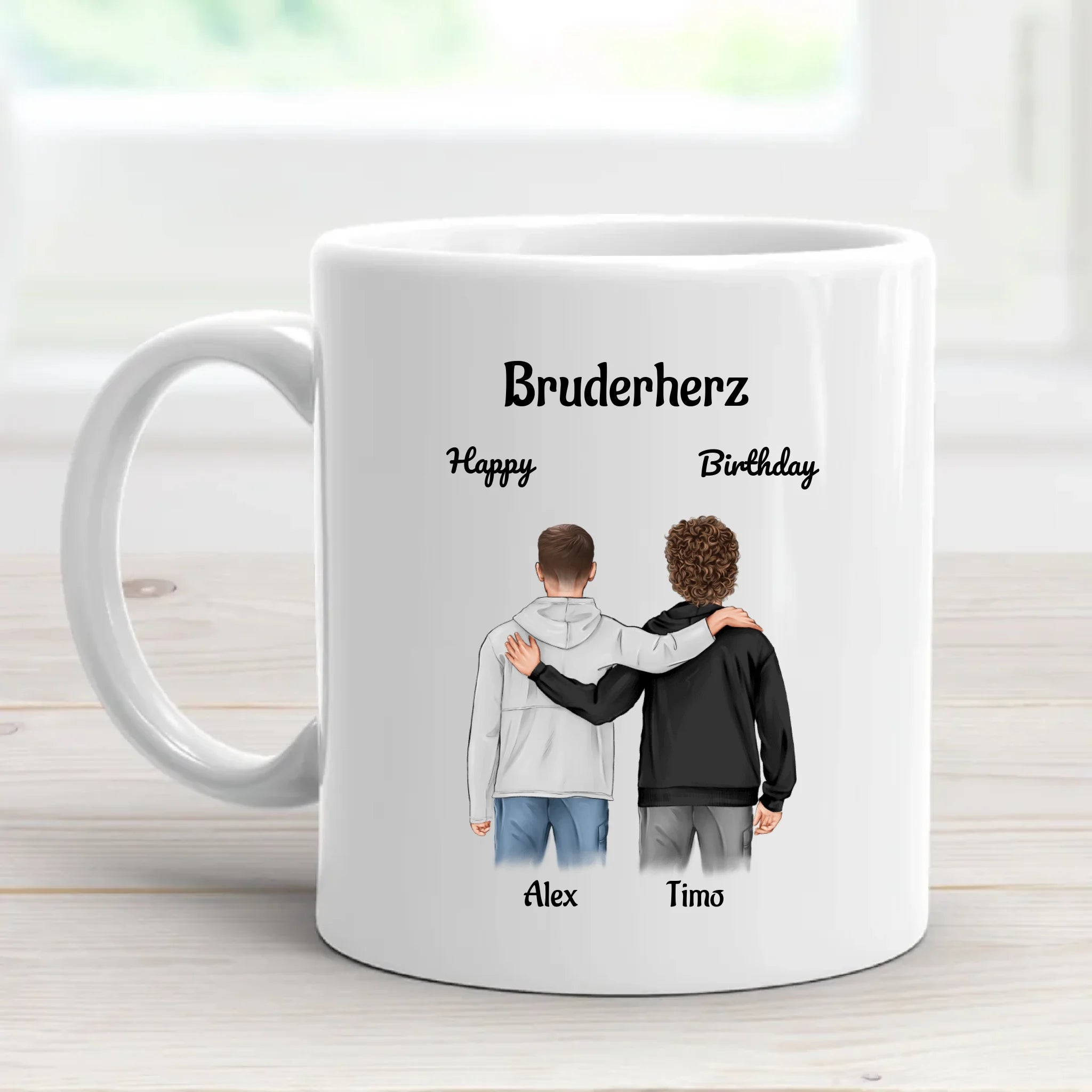 Großer & Kleiner Bruder Tasse Geburtstag Geschenk - Cantty