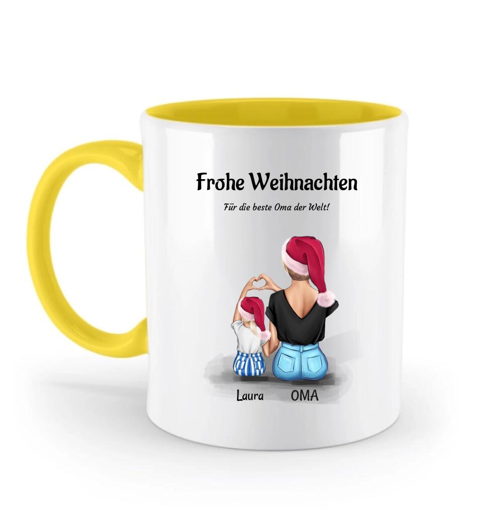 Großmutter & Enkeltochter 3 - 8 Jahre Weihnachtstasse Geschenk - Cantty