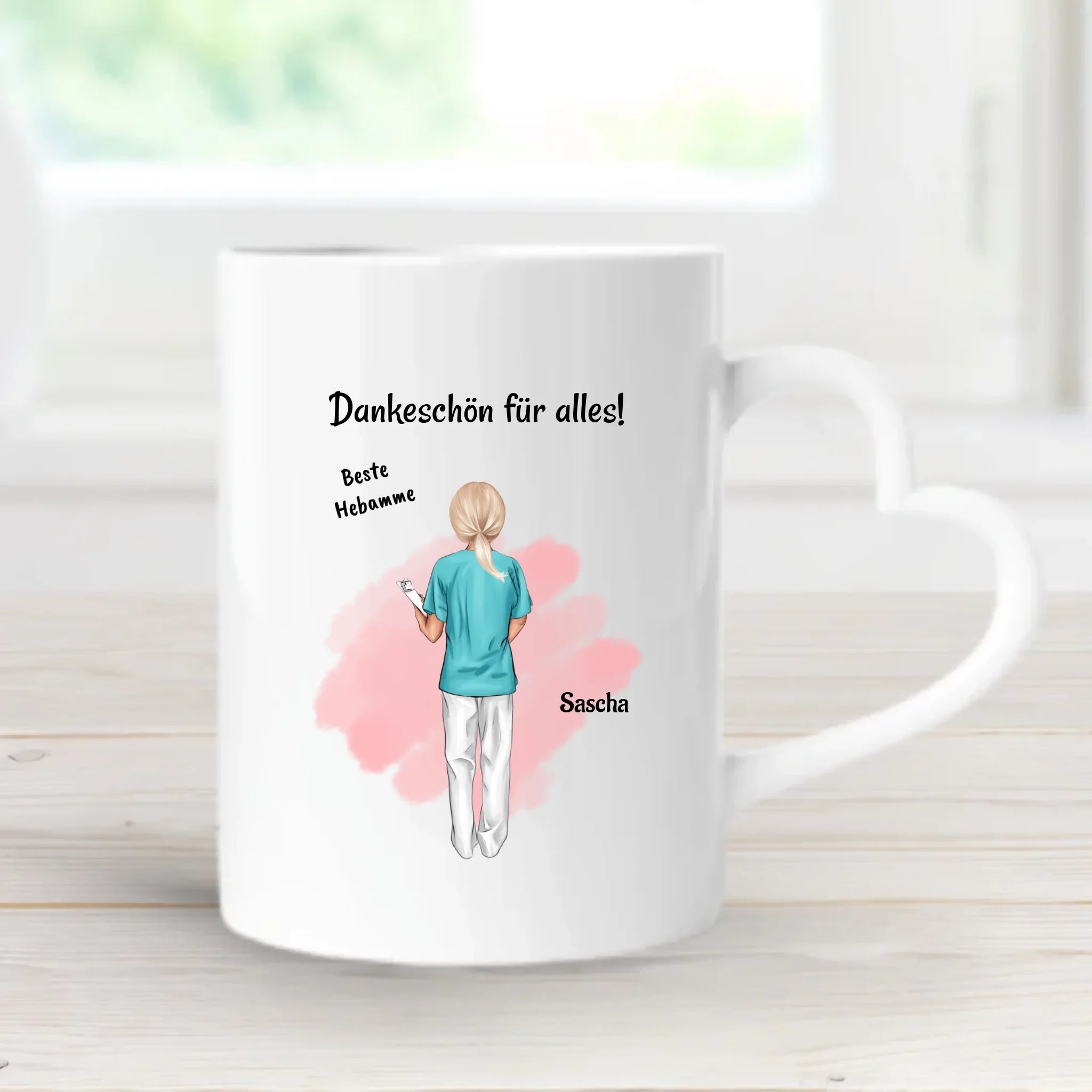 Hebamme Danke sagen Tasse Geschenk - Cantty