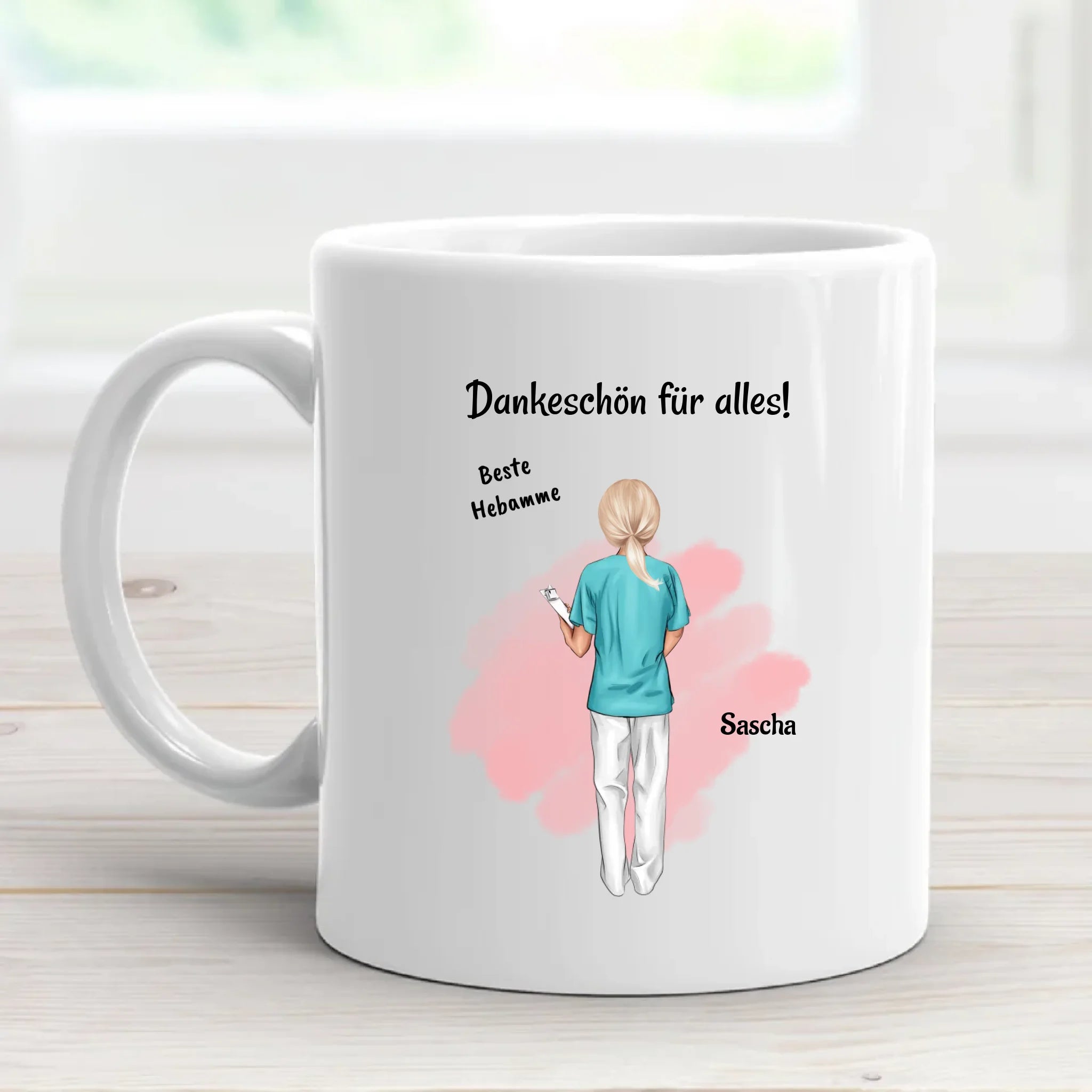 Hebamme Danke sagen Tasse Geschenk - Cantty