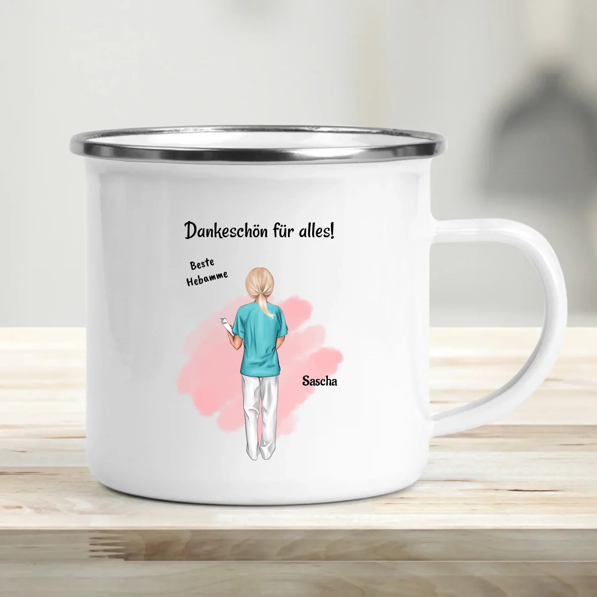 Hebamme Danke sagen Tasse Geschenk - Cantty
