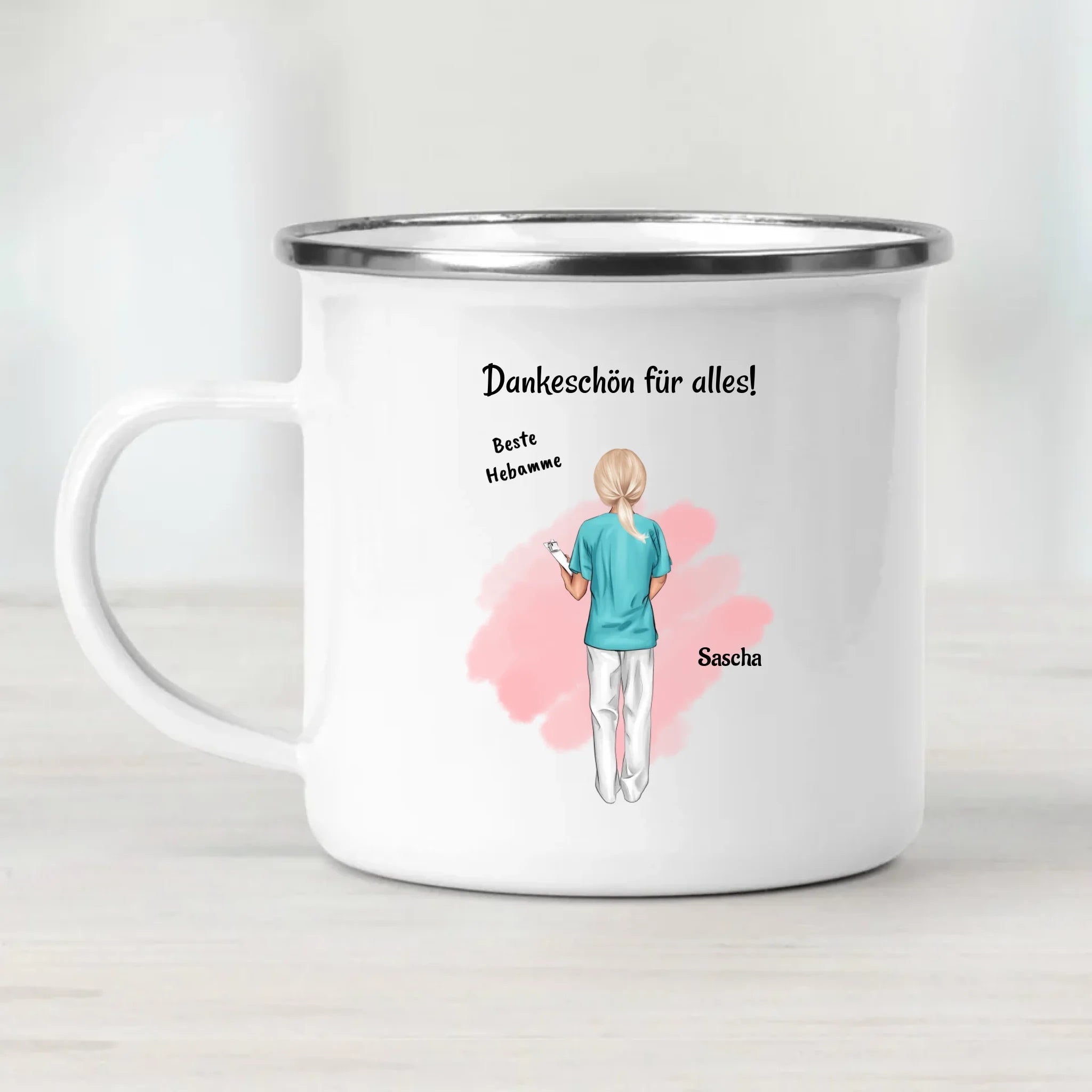 Hebamme Danke sagen Tasse Geschenk - Cantty