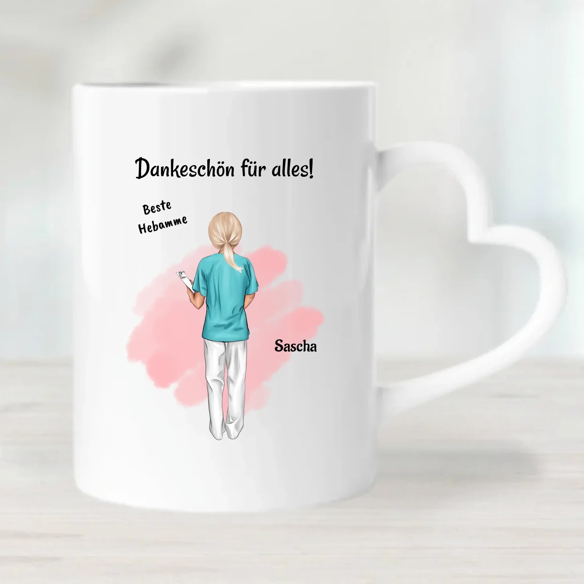 Hebamme Danke sagen Tasse Geschenk - Cantty