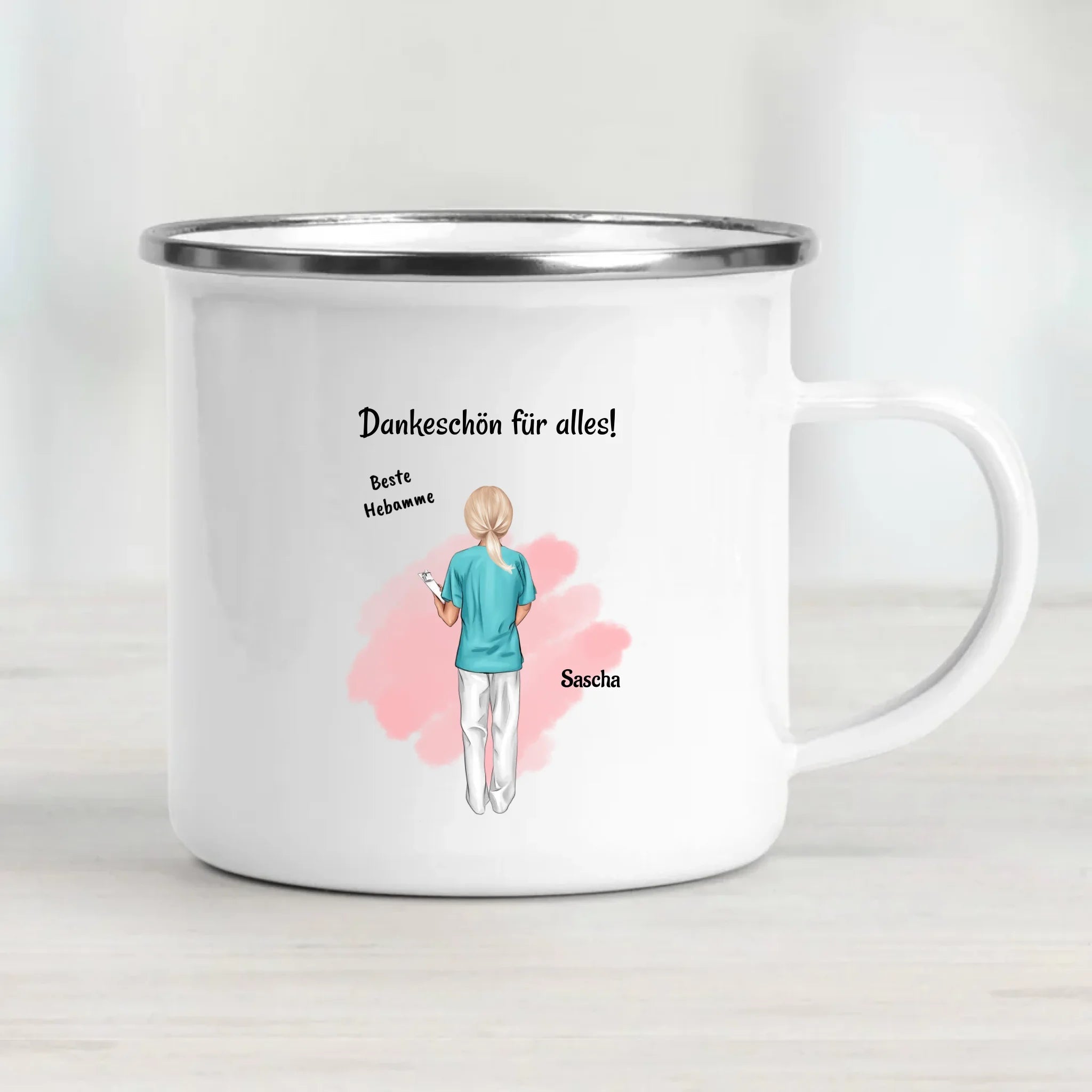 Hebamme Danke sagen Tasse Geschenk - Cantty
