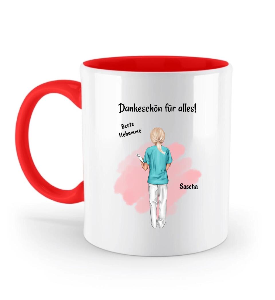 Hebamme Dankeschön Geschenk Tasse - Cantty