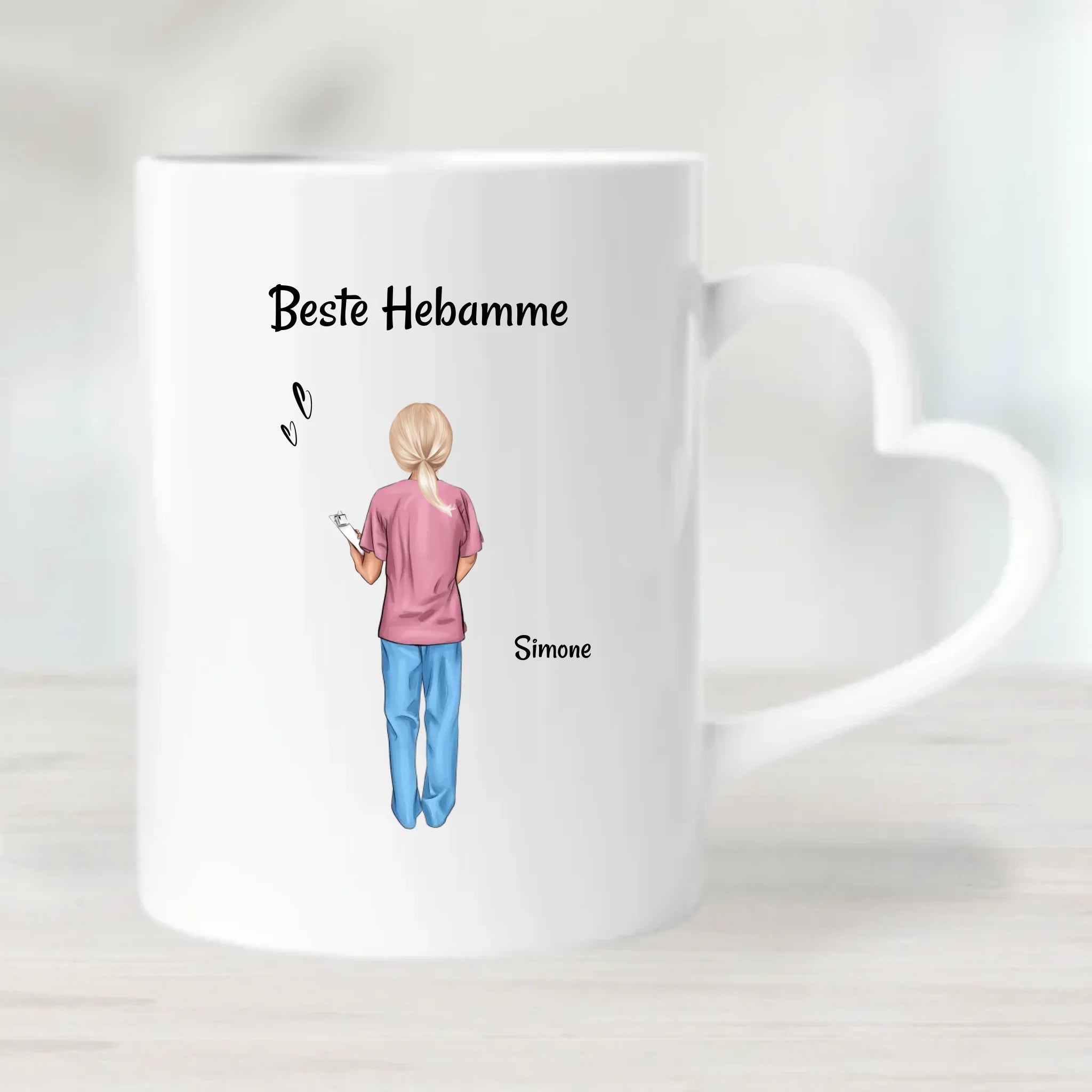 Hebamme Tasse personalisiert - Cantty
